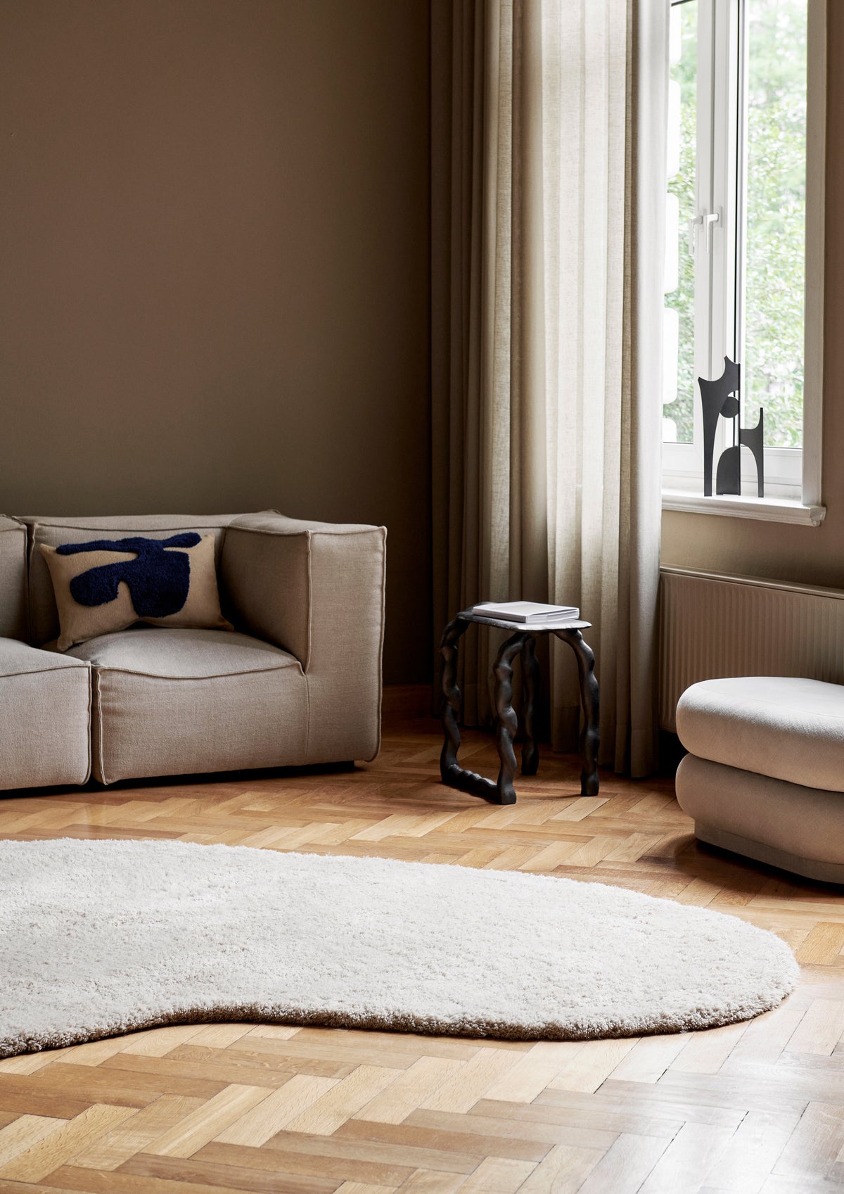 Ferm Living Forma Wool Rug - Large - Off-white