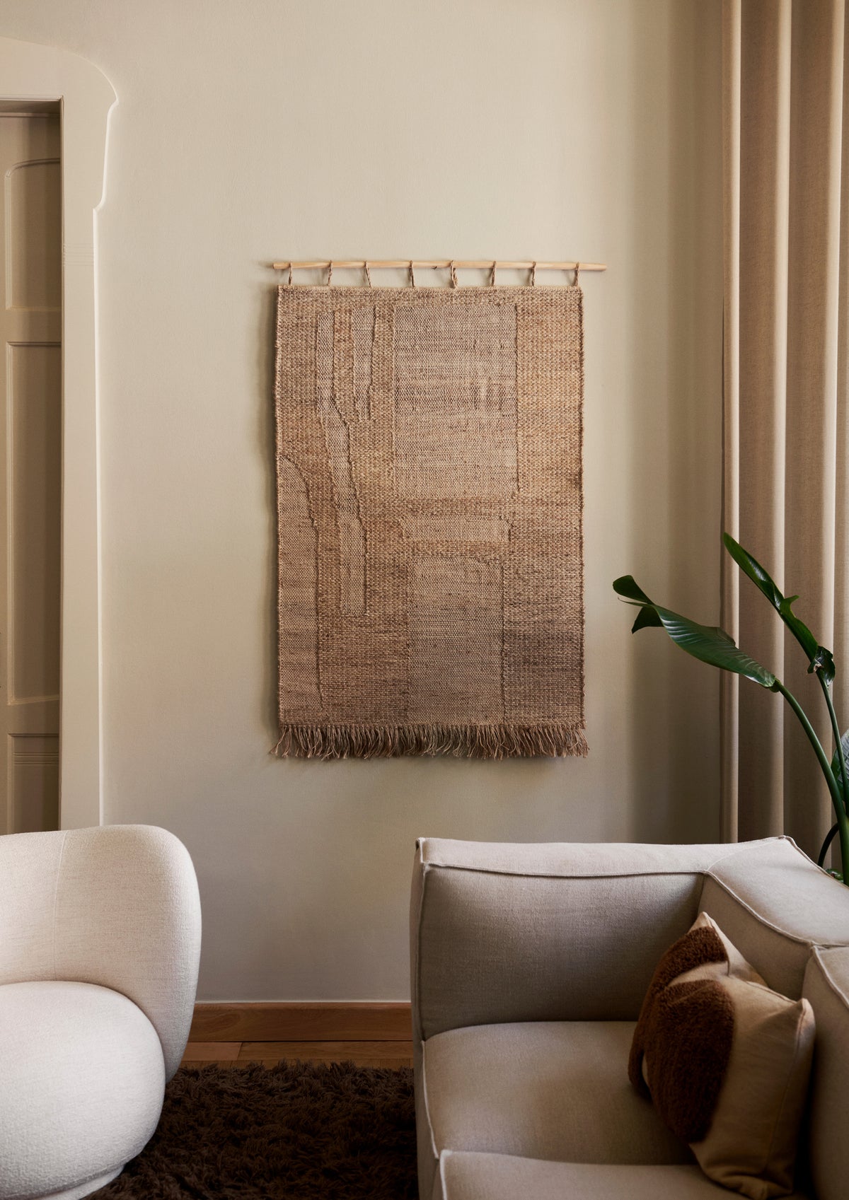 Ferm Living Harvest Wall Tapis - Natural