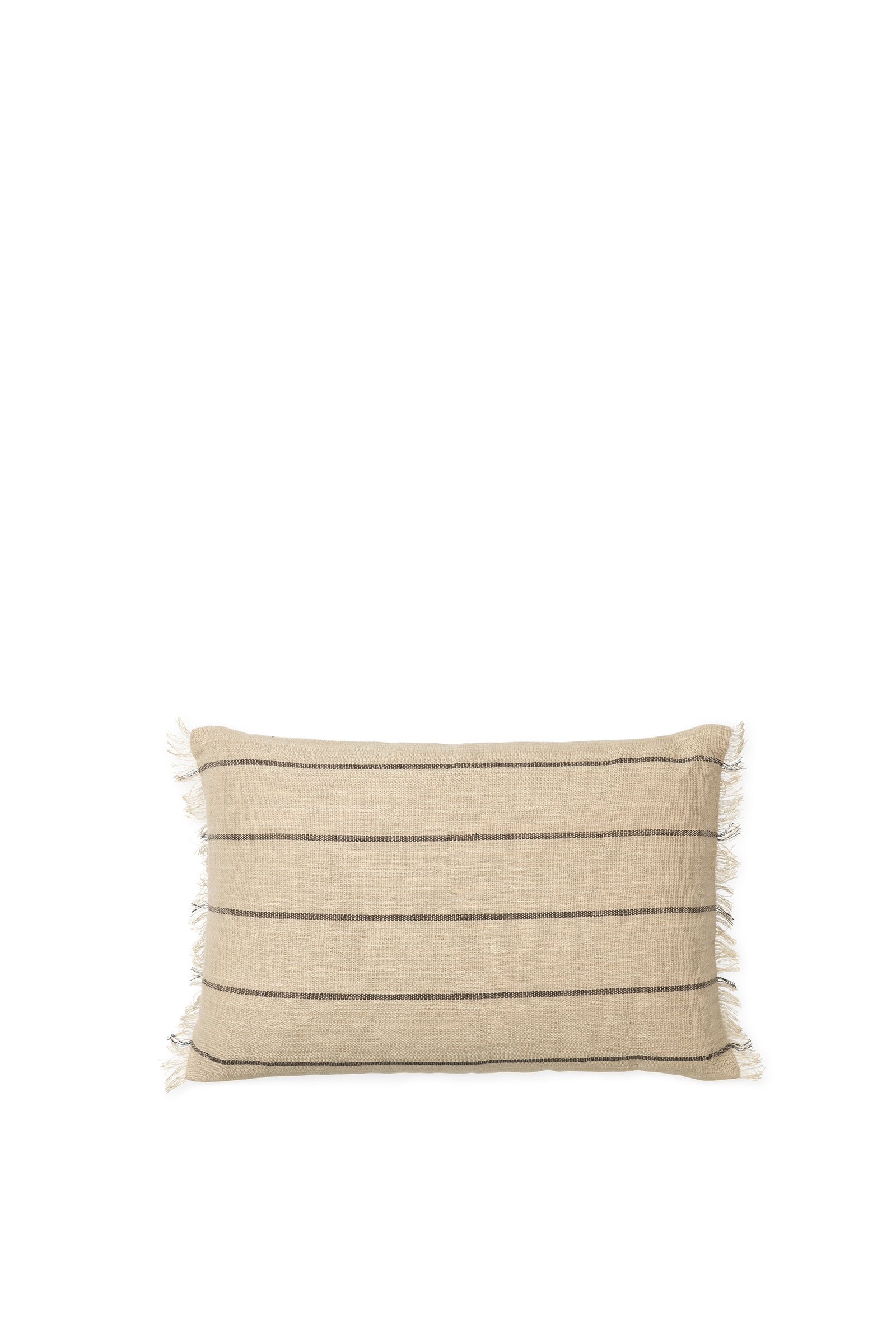 Ferm Living Calm Cushion - Rectangular - Camel/Black