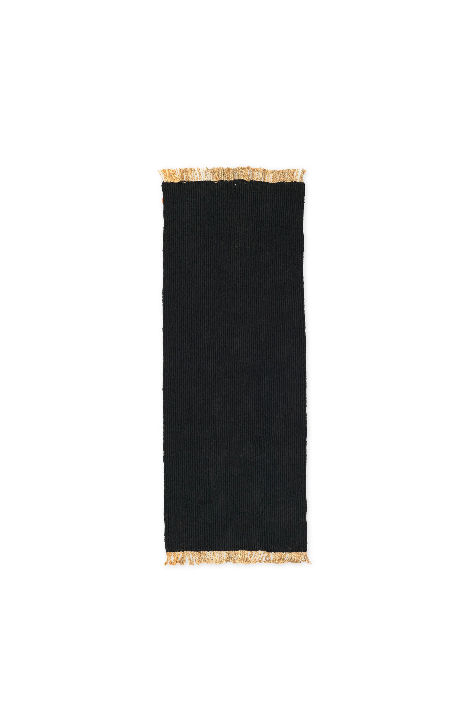 Ferm Living Block Runner - Black/Natural