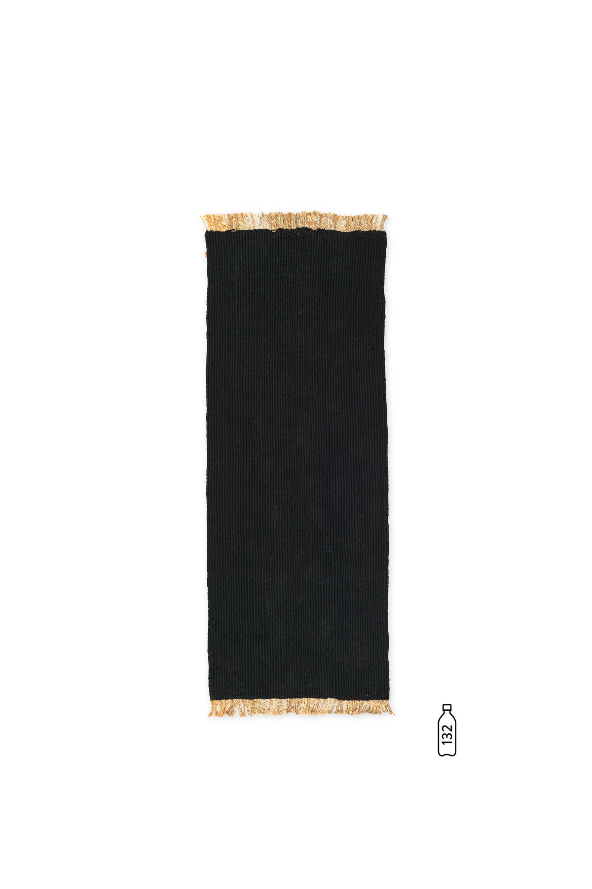 Ferm Living Block Runner - Black/Natural