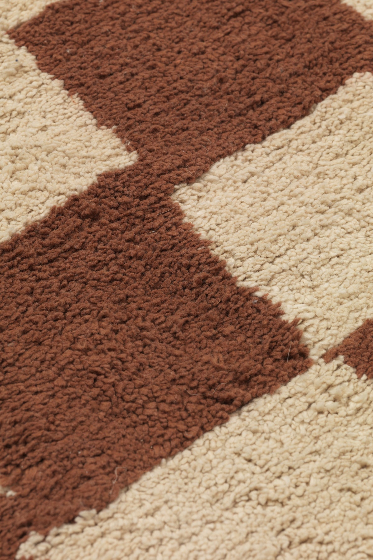 Ferm Living Mara tapis lavable - Rust/Warm Sand