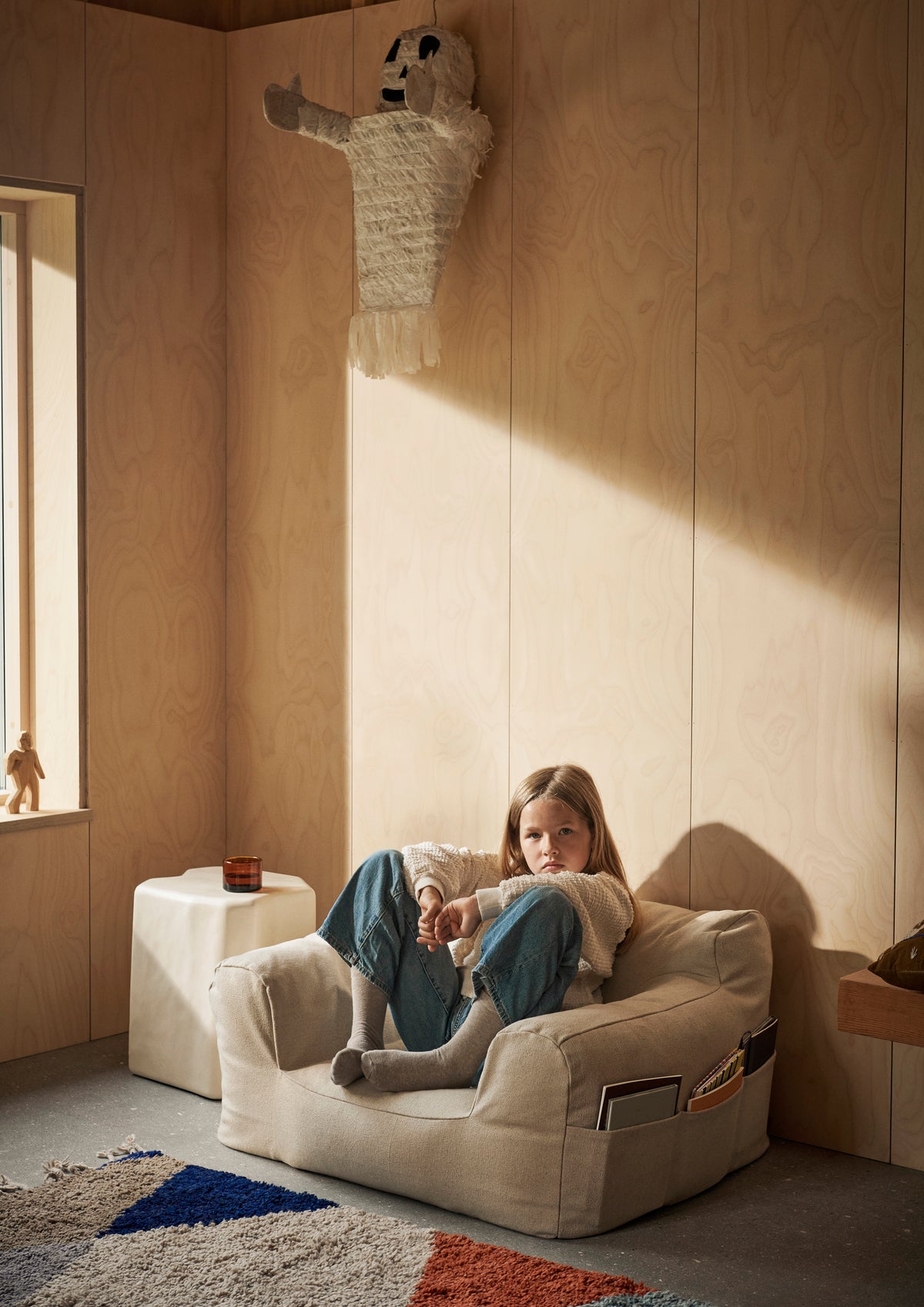 Ferm Living Billow beanbag - Off-white