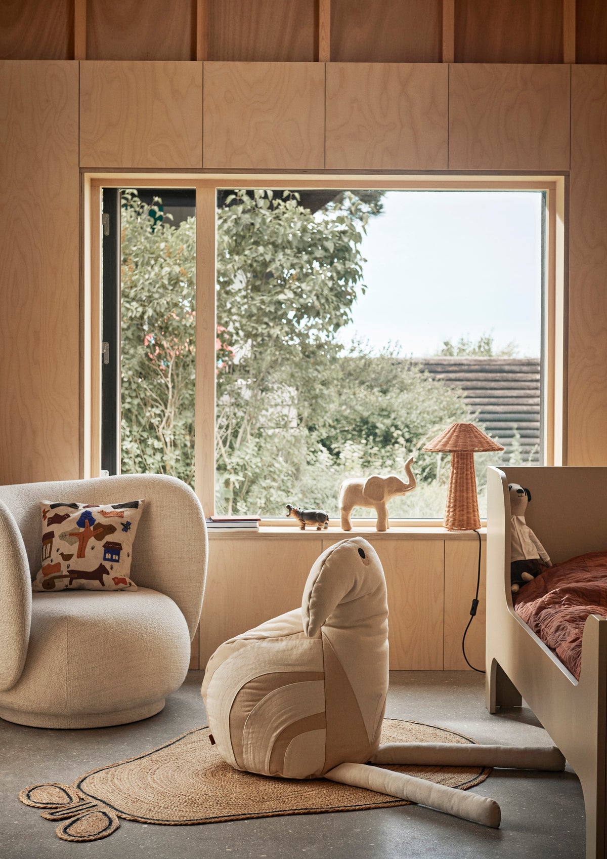 Ferm Living Dou lampe de table - Natural