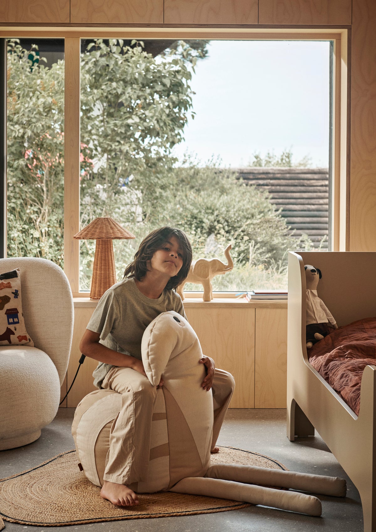 Ferm Living Dou lampe de table - Natural