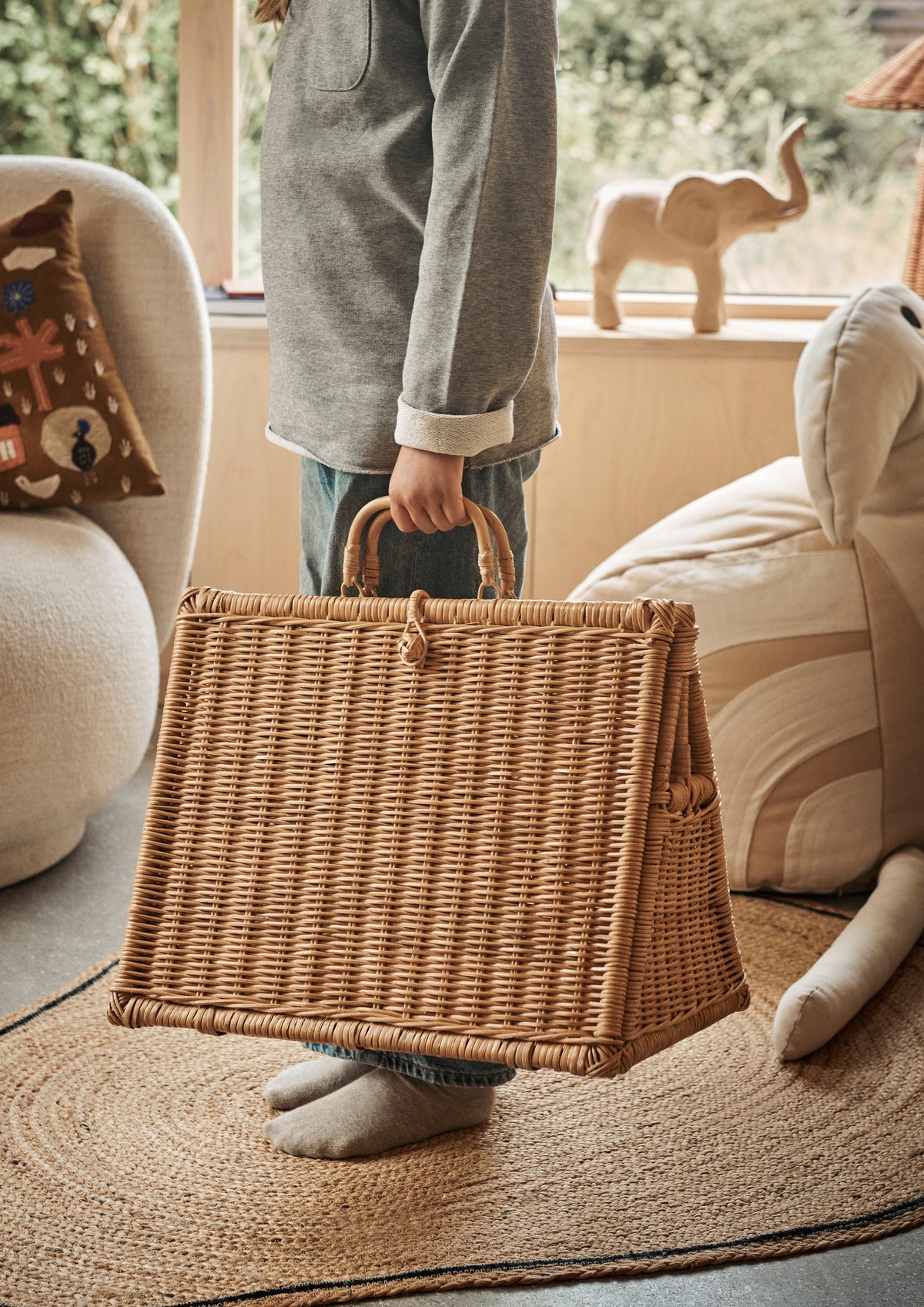 Ferm Living Braided A-house - Natural