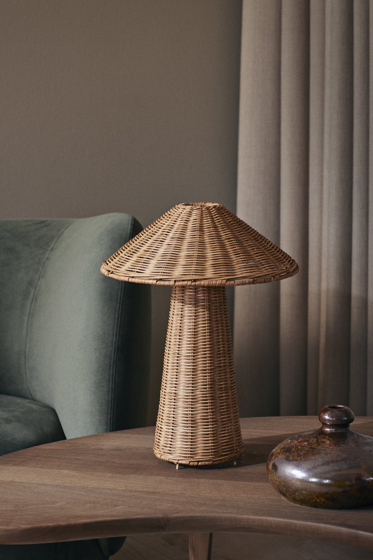 Ferm Living Dou lampe de table - Natural