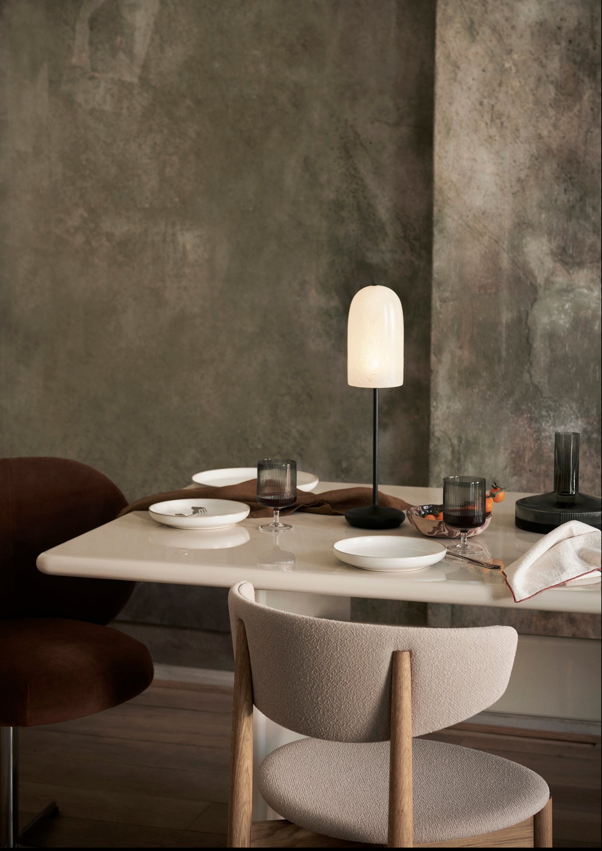 Ferm Living Gry Table Lamp - Black/Translucent