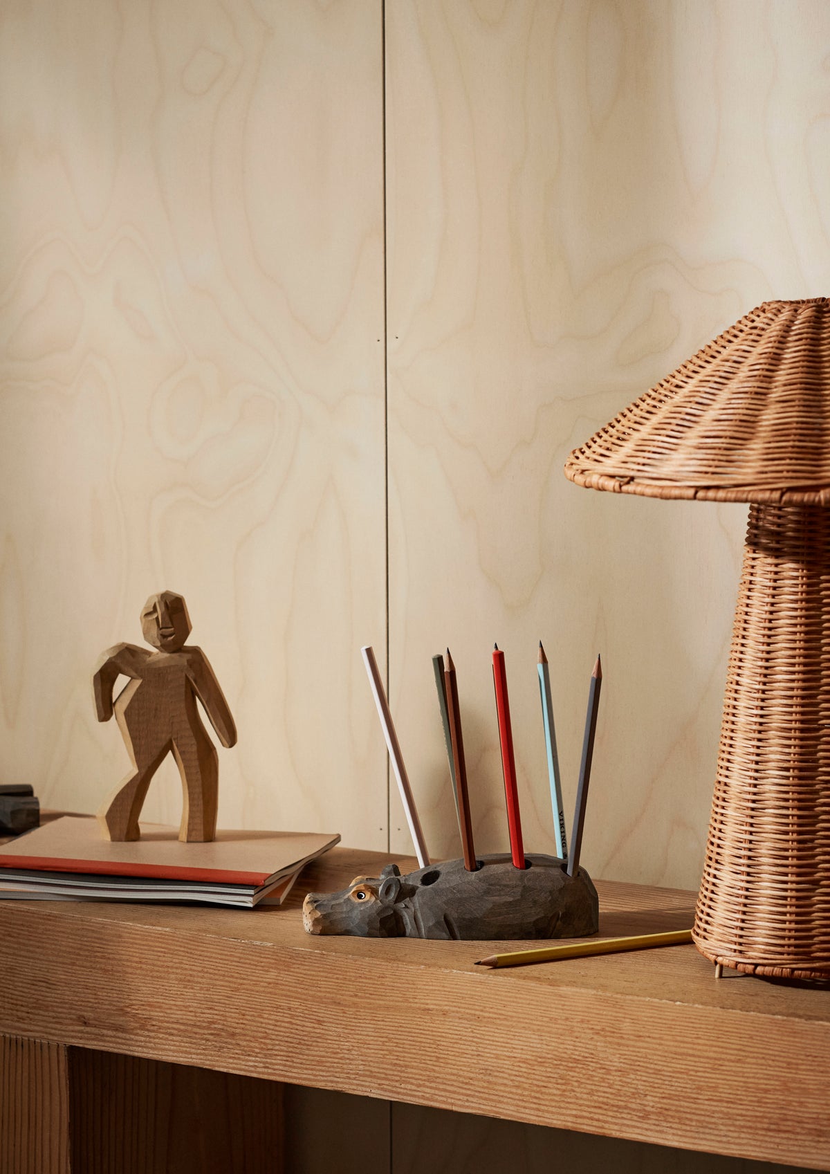 Ferm Living Dou lampe de table - Natural