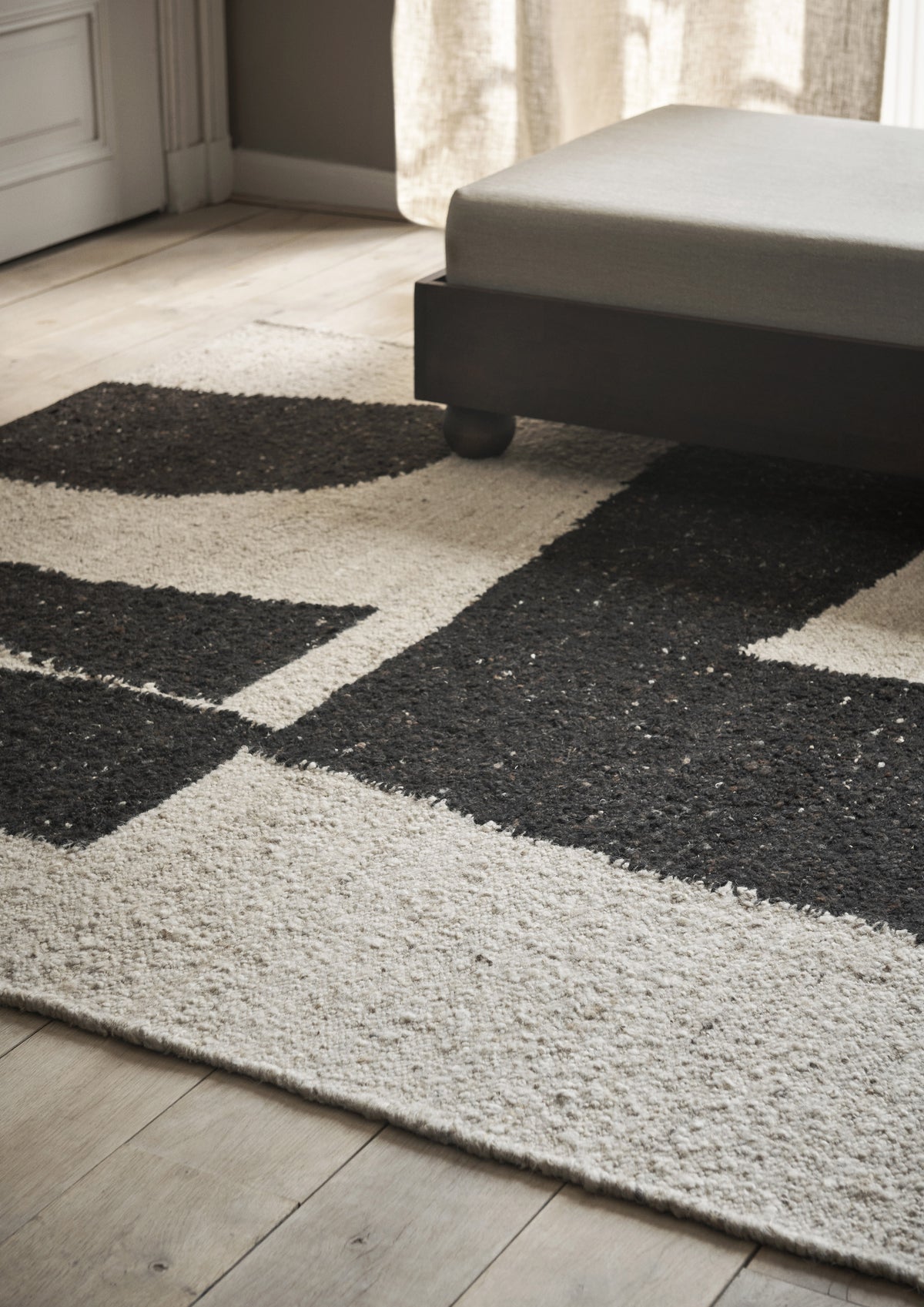 Tapis Ferm Living Piece - 200 x 300 - Off-white/Coffee