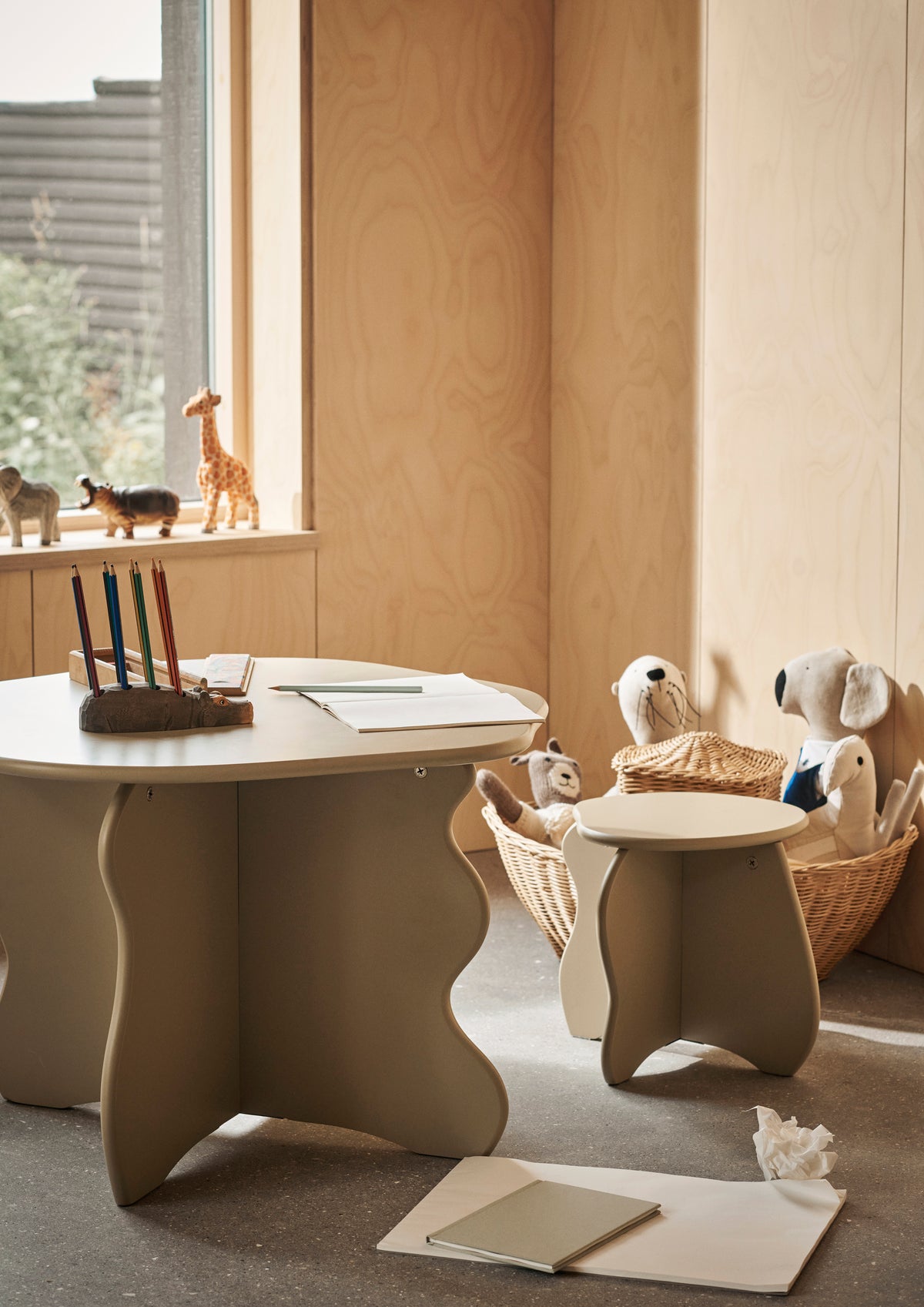 Ferm Living Slope Table - Cashmere