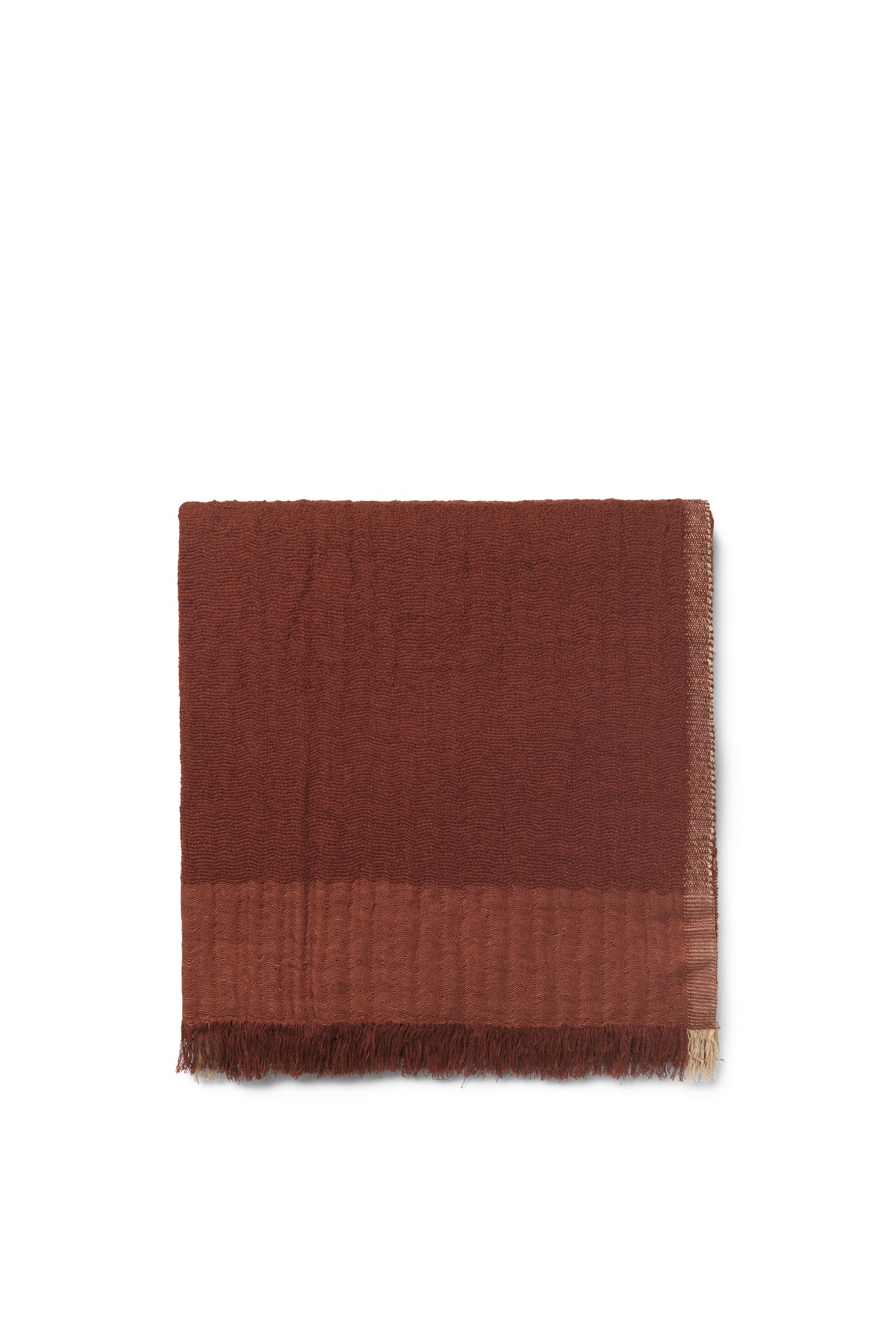 Ferm Living Weaver Throw - Red Brown