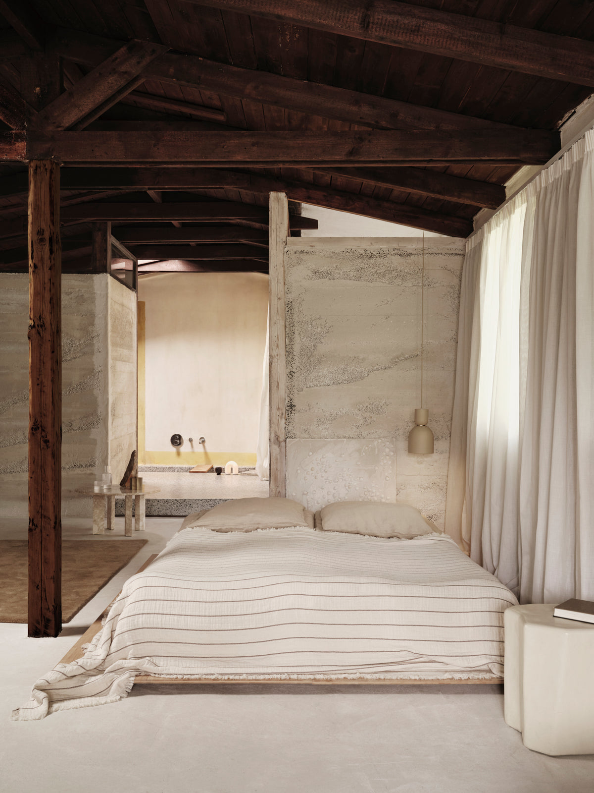 Ferm Living Aires Bedspread - Double - Undyed