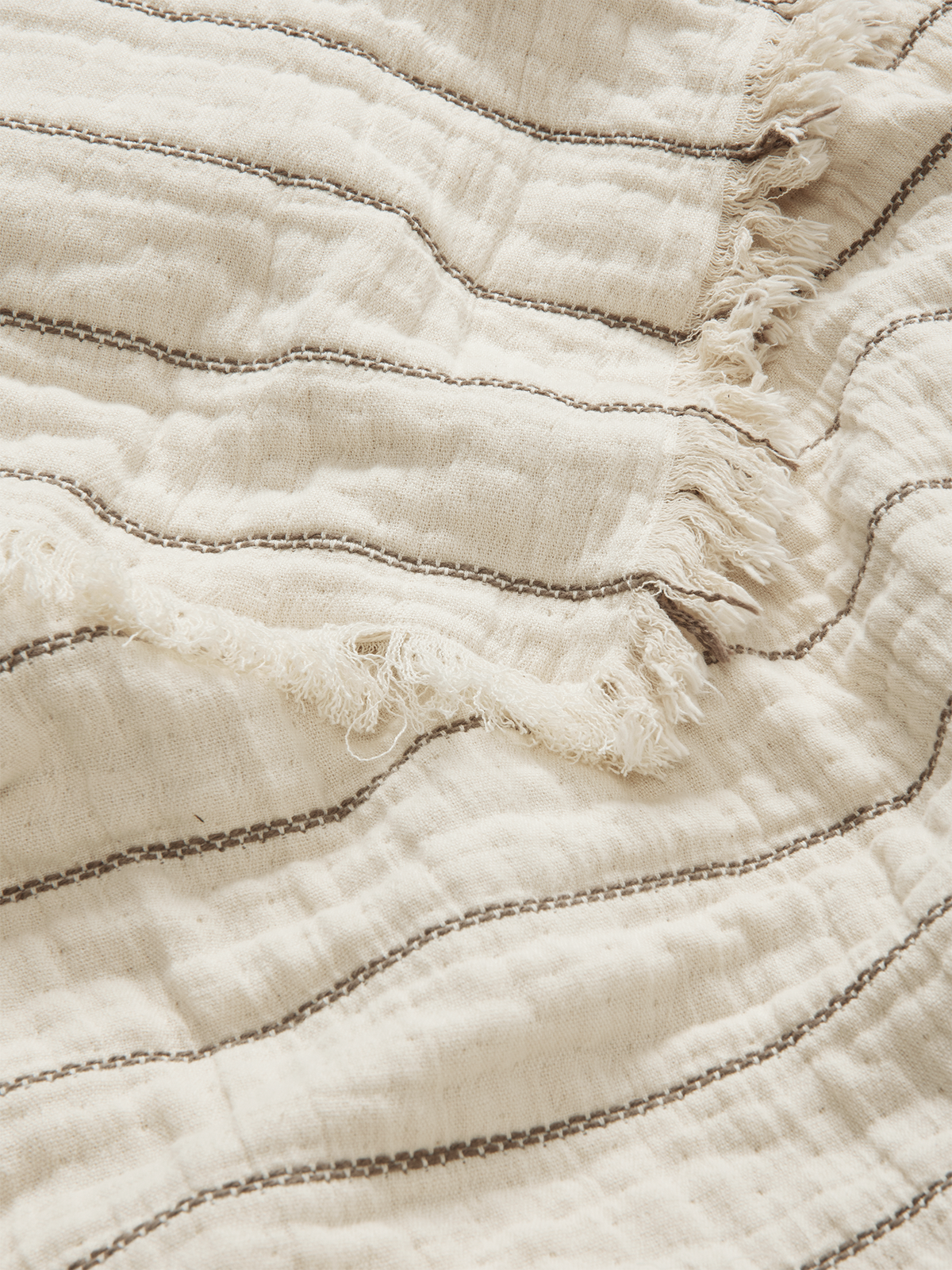Ferm Living Aires Bedspread - Double - Undyed