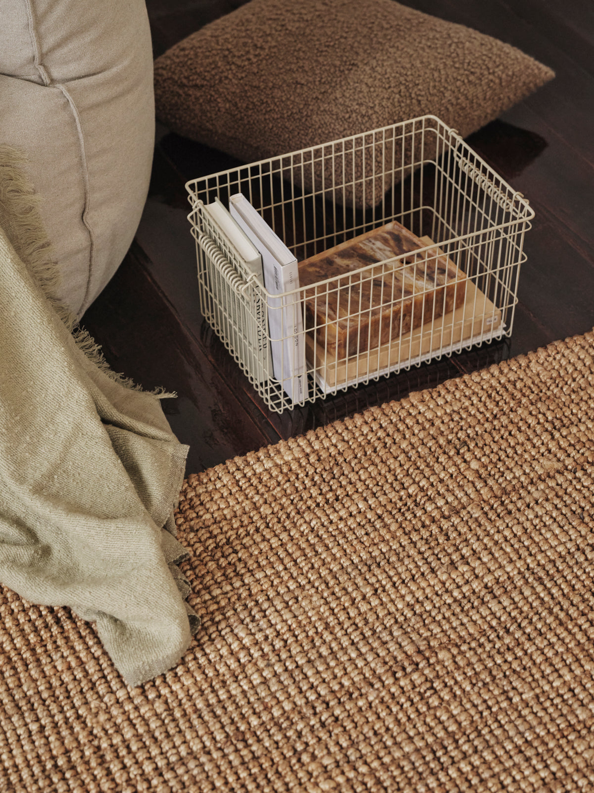 Tapis Ferm Living Athens - 170 x 240 - Natural