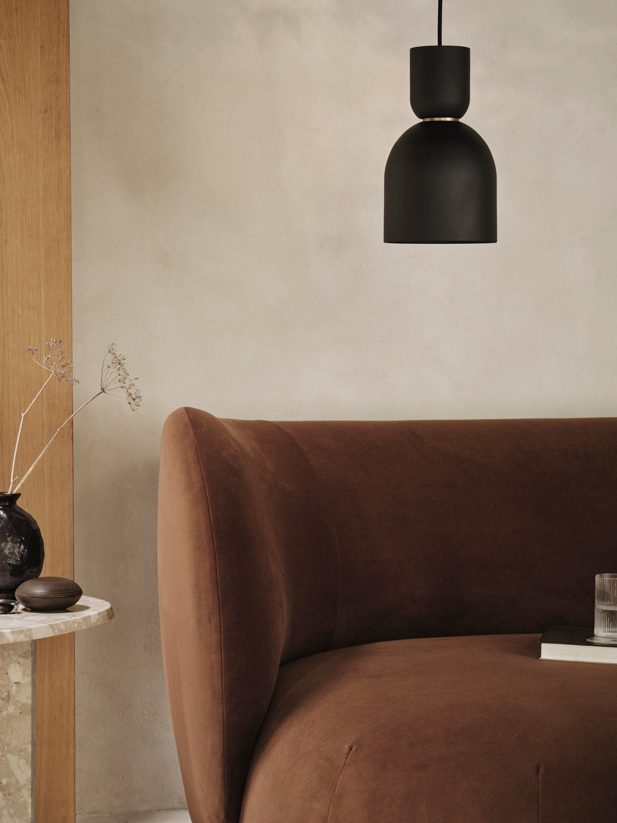 Ferm Living Collect - Ciondolo - Campana - Nero