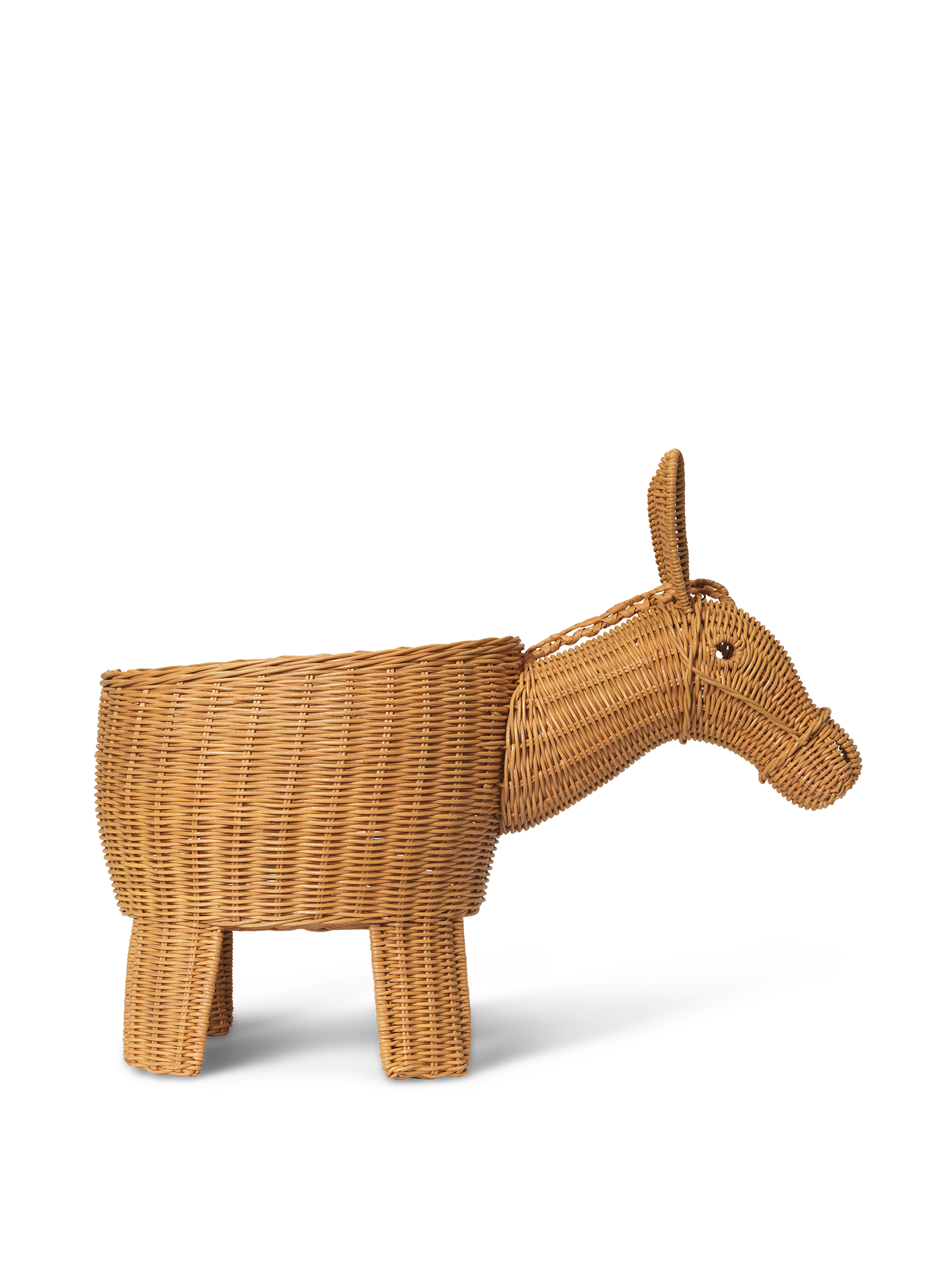 Ferm Living Donkey woven storage basket - Natural