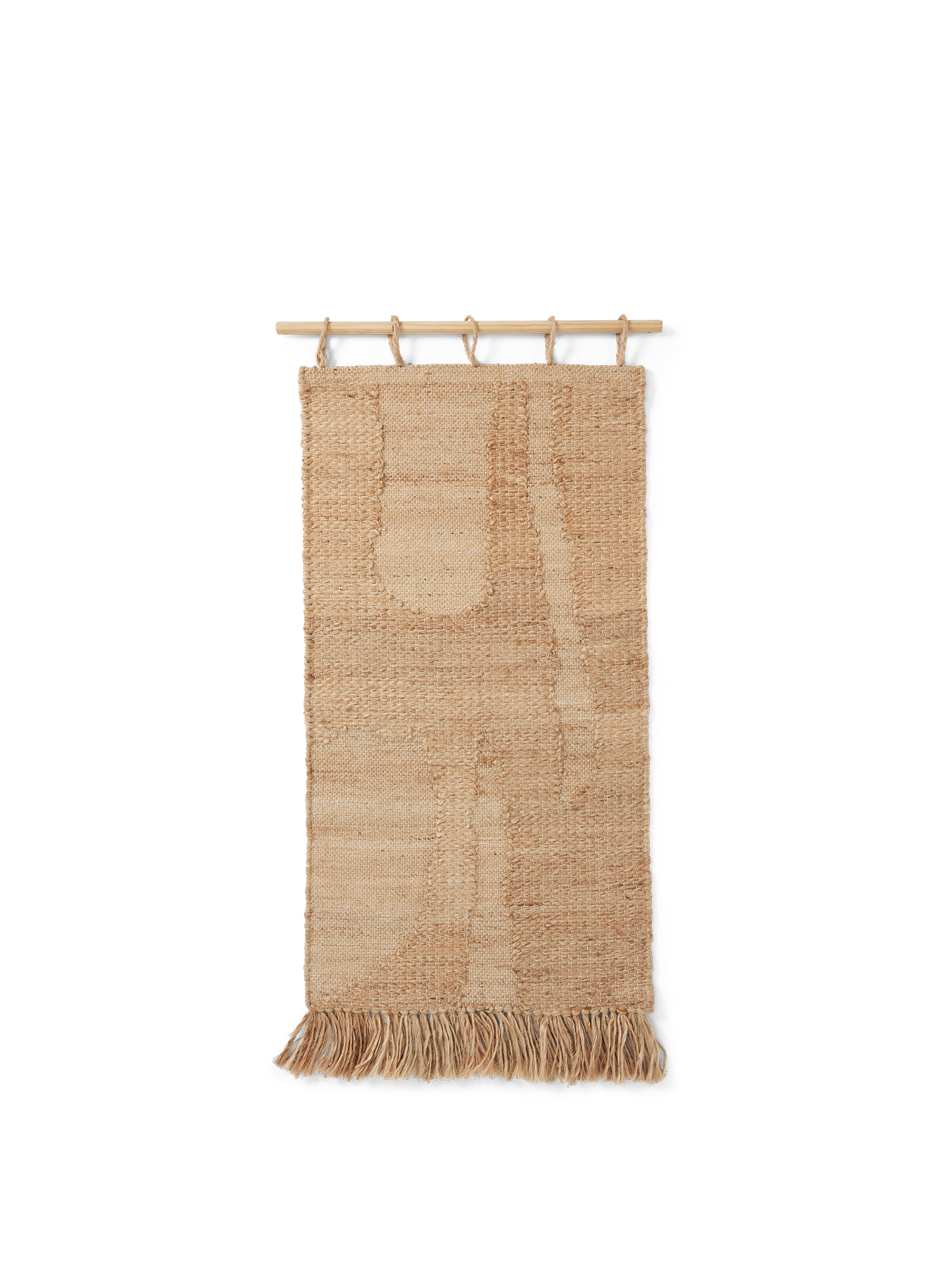 Ferm Living Harvest Wall Teppich - 50 x 100 - Natural