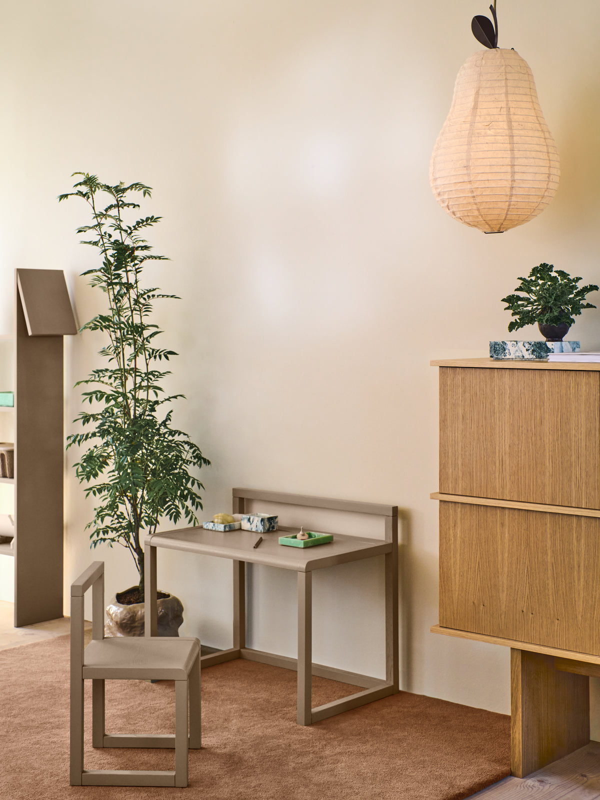 Ferm Living Paralume a pera - Naturale