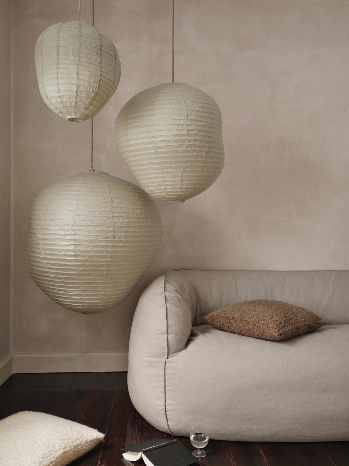 Ferm Living Kurbis Paralume 40 - Salvia scura