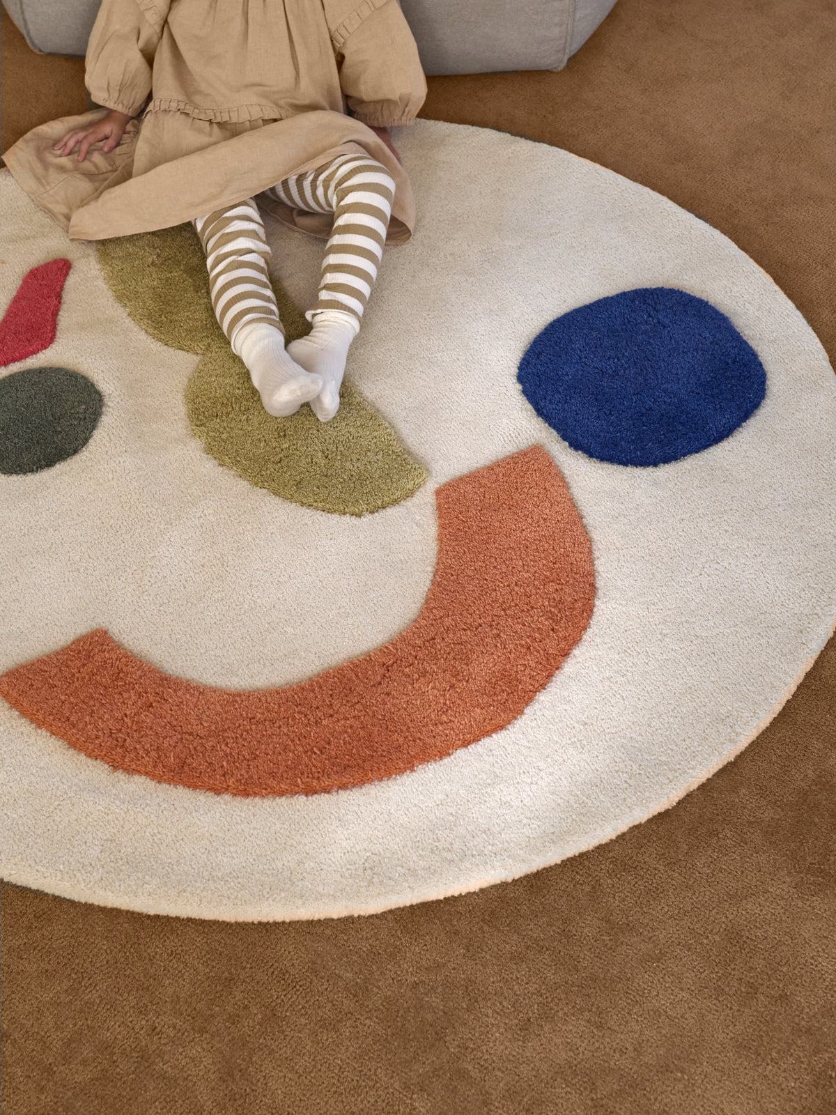 Tapis tufté Panto Ferm Living - Large - Off-white