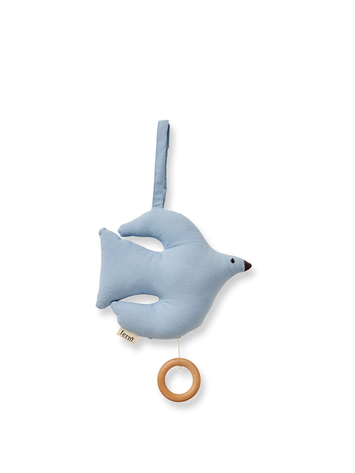 Ferm Living Swif Bird mobile musical - Blue Fog