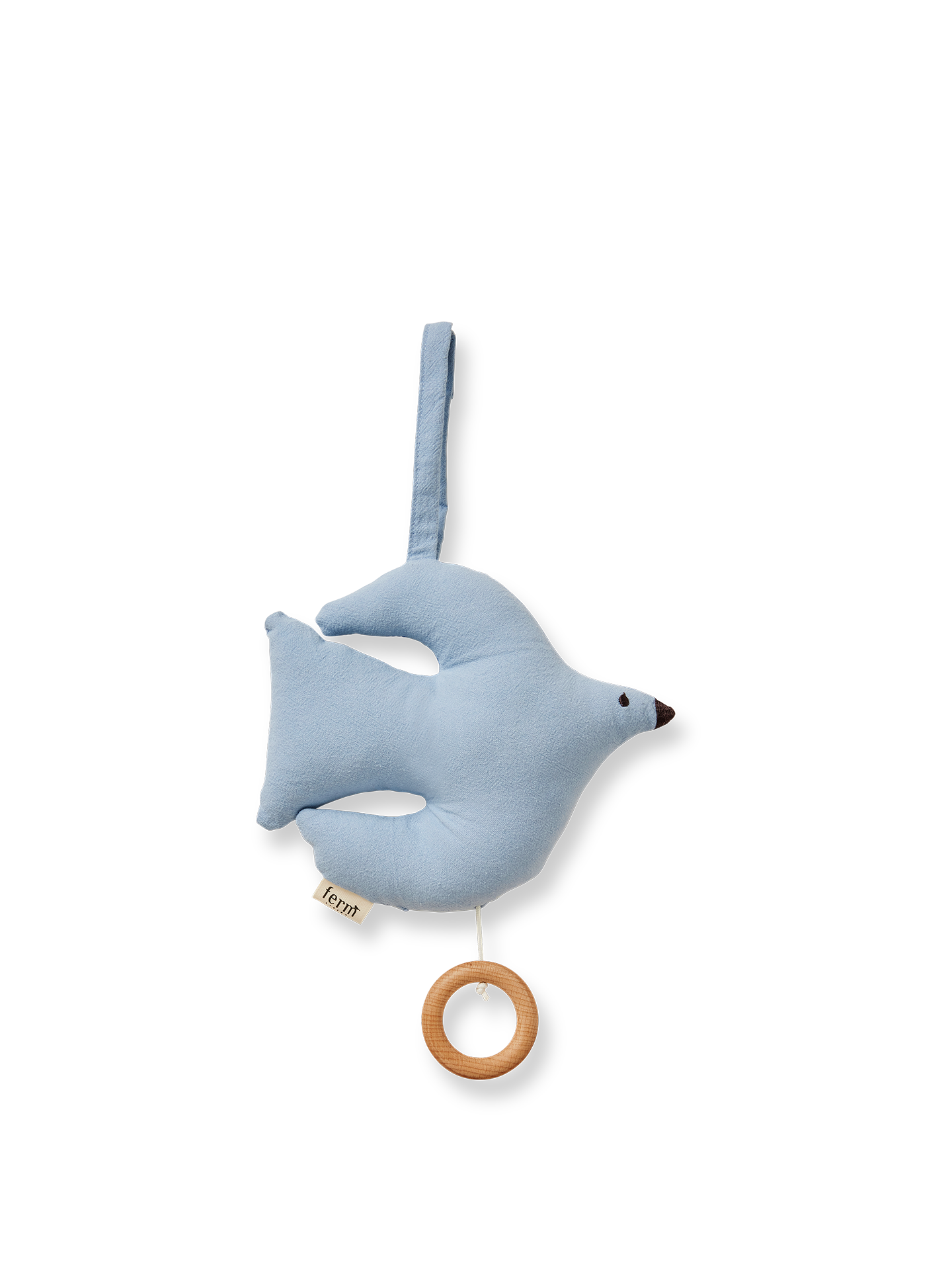 Ferm Living Swif Bird mobile musical - Blue Fog