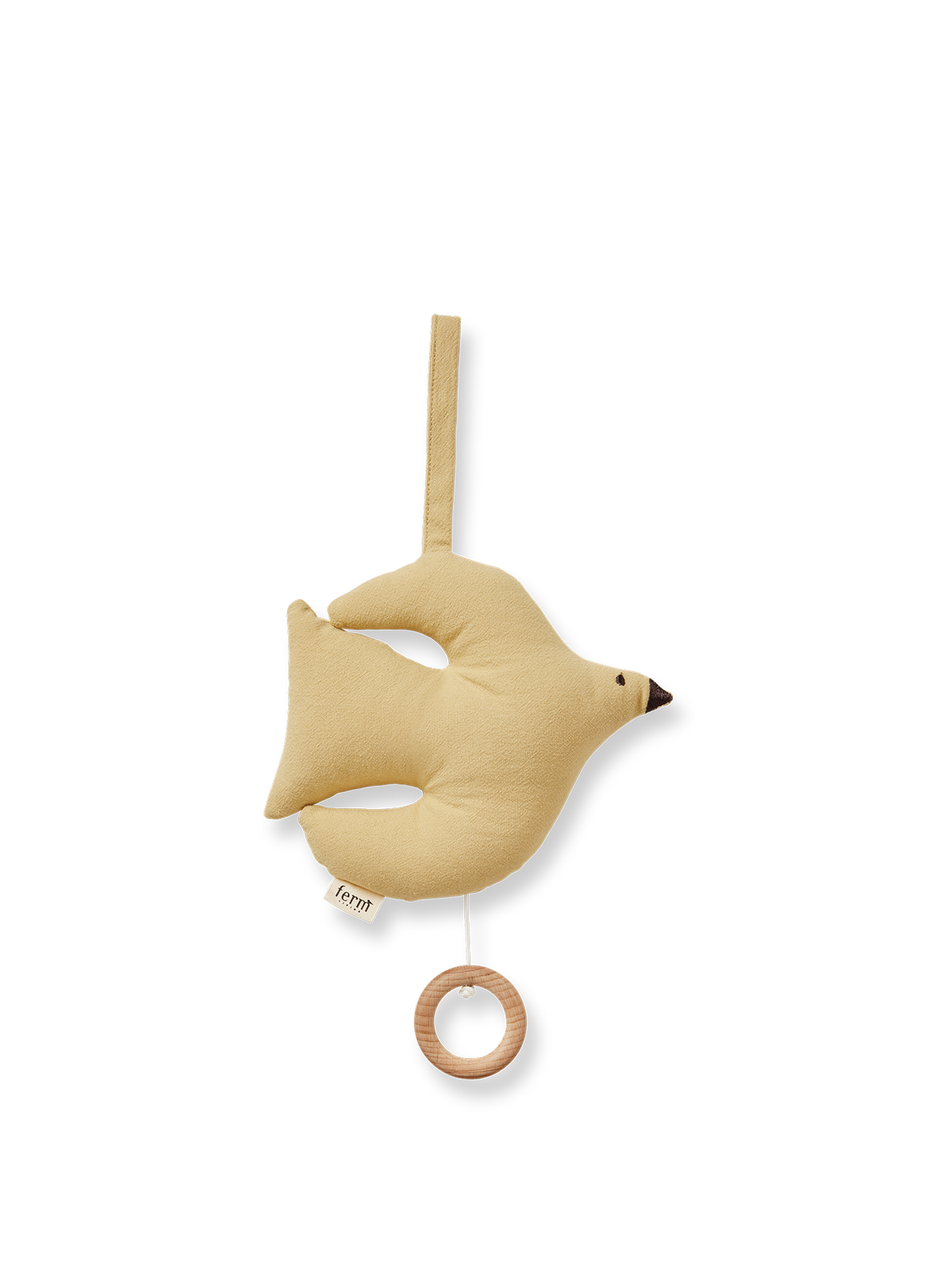 Ferm Living Swif Bird mobile musical - Silver Fern