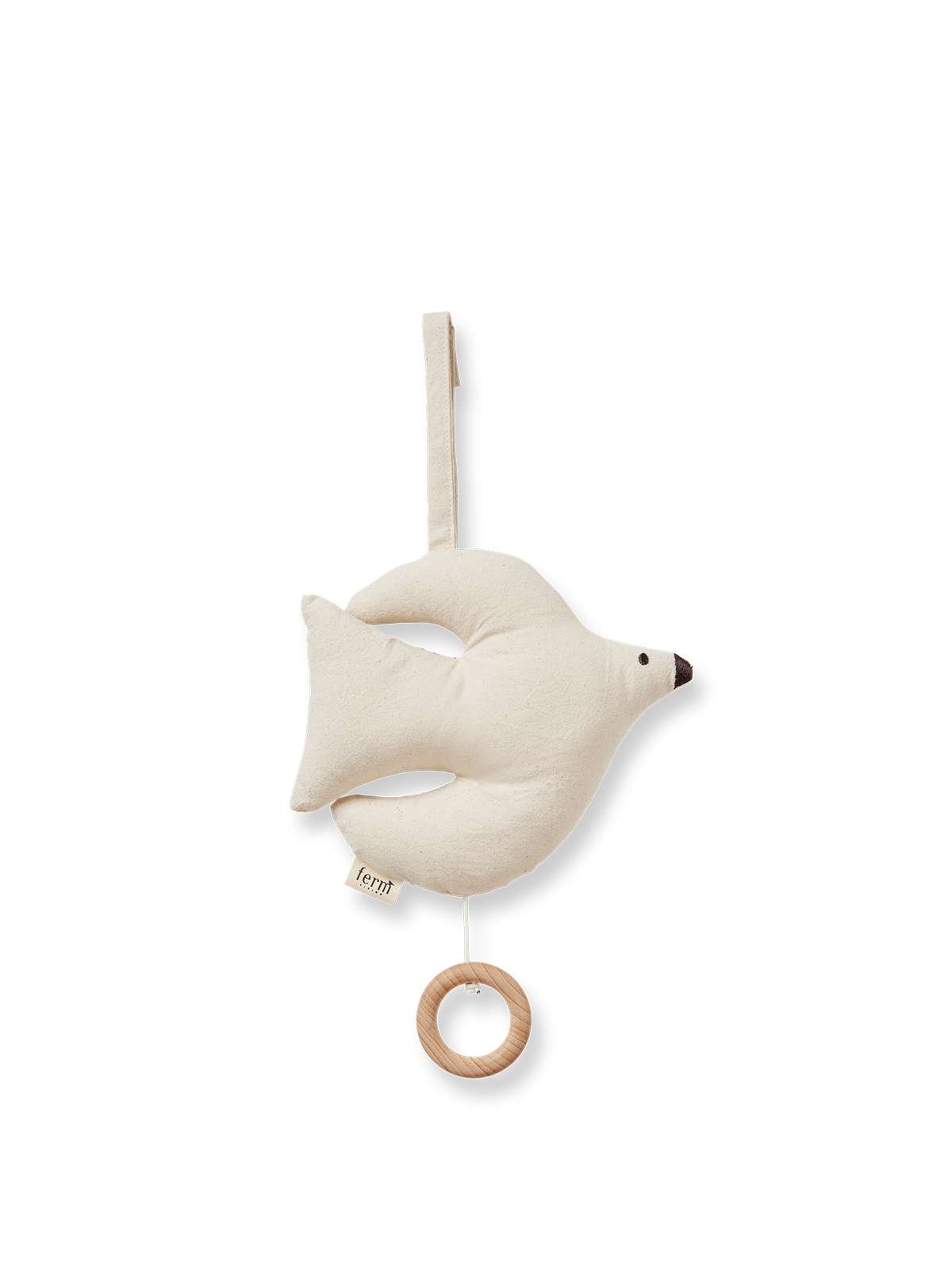 Ferm Living Swif Bird: mobile musicale - Undyed