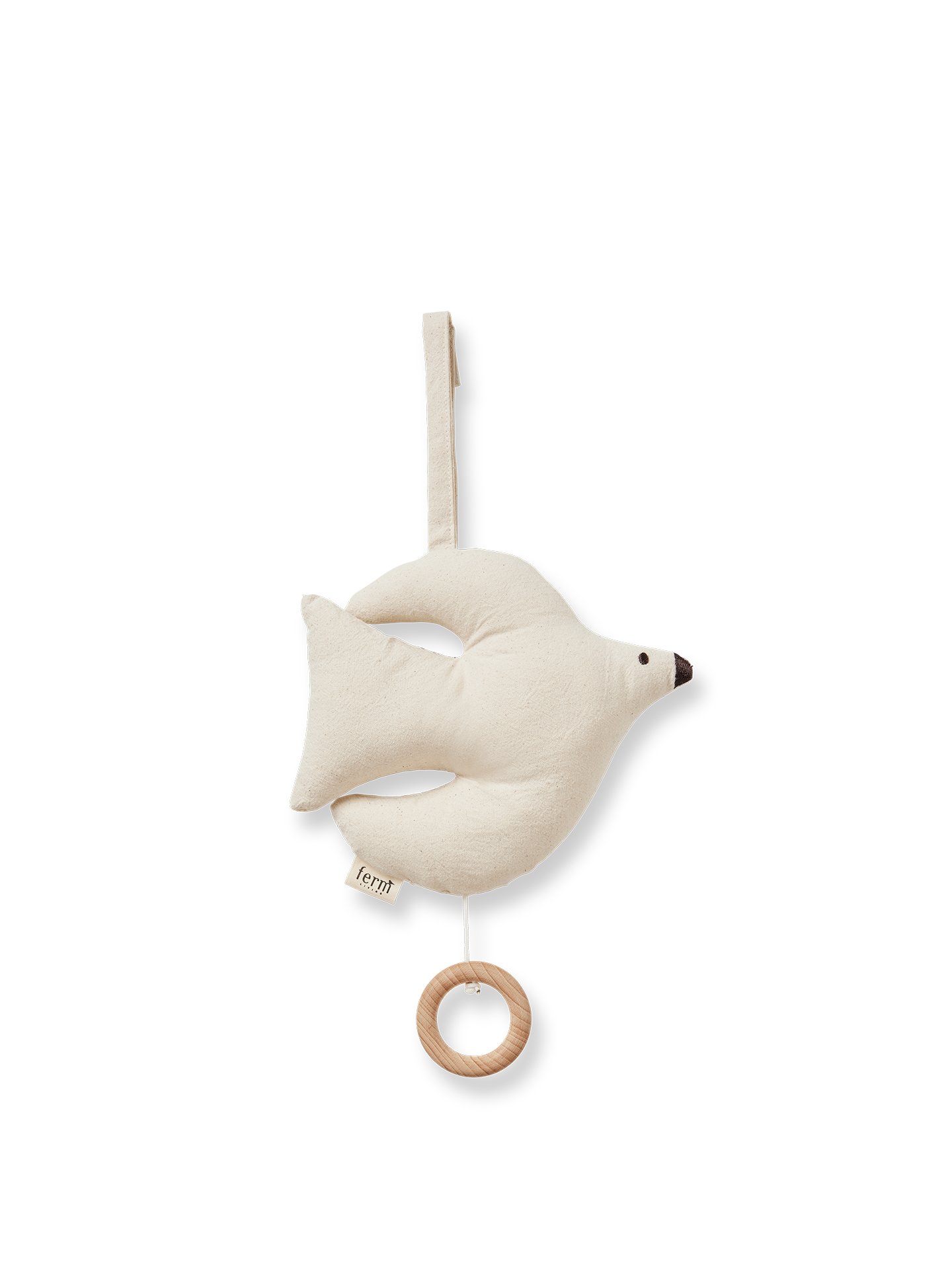 Ferm Living Swif Bird mobile musical - Undyed