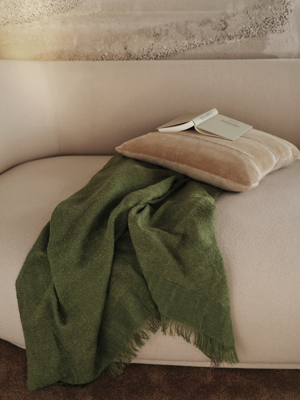 Ferm Living Weaver Throw - Avocado