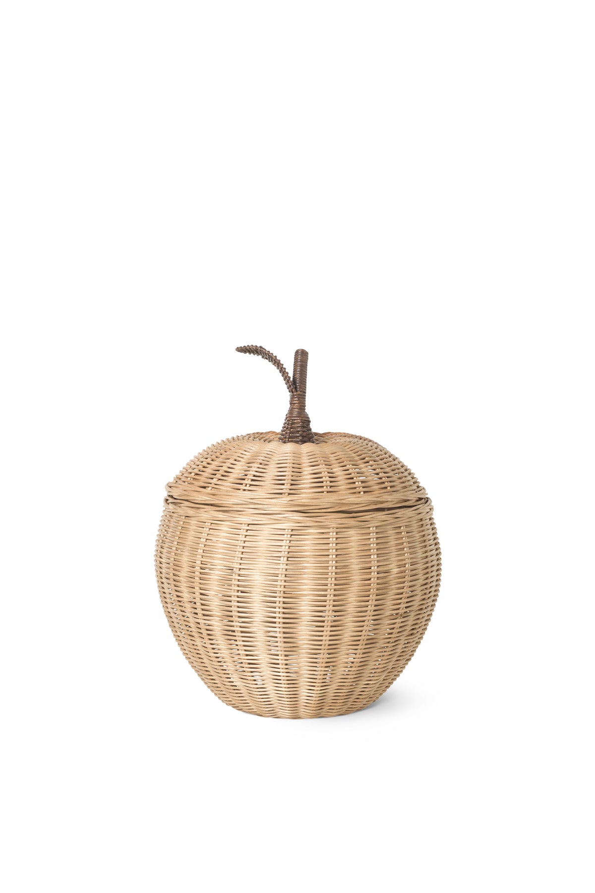 Ferm Living Apple woven storage basket - Large - Natural