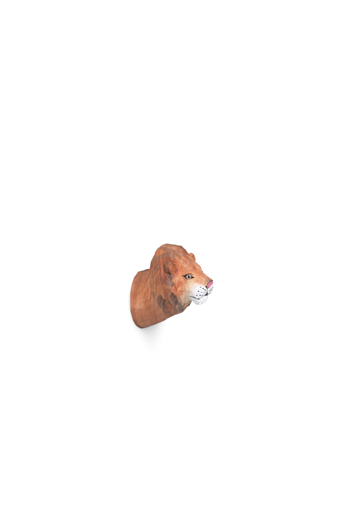 Ferm Living Animal Hand-carved hook - Lion