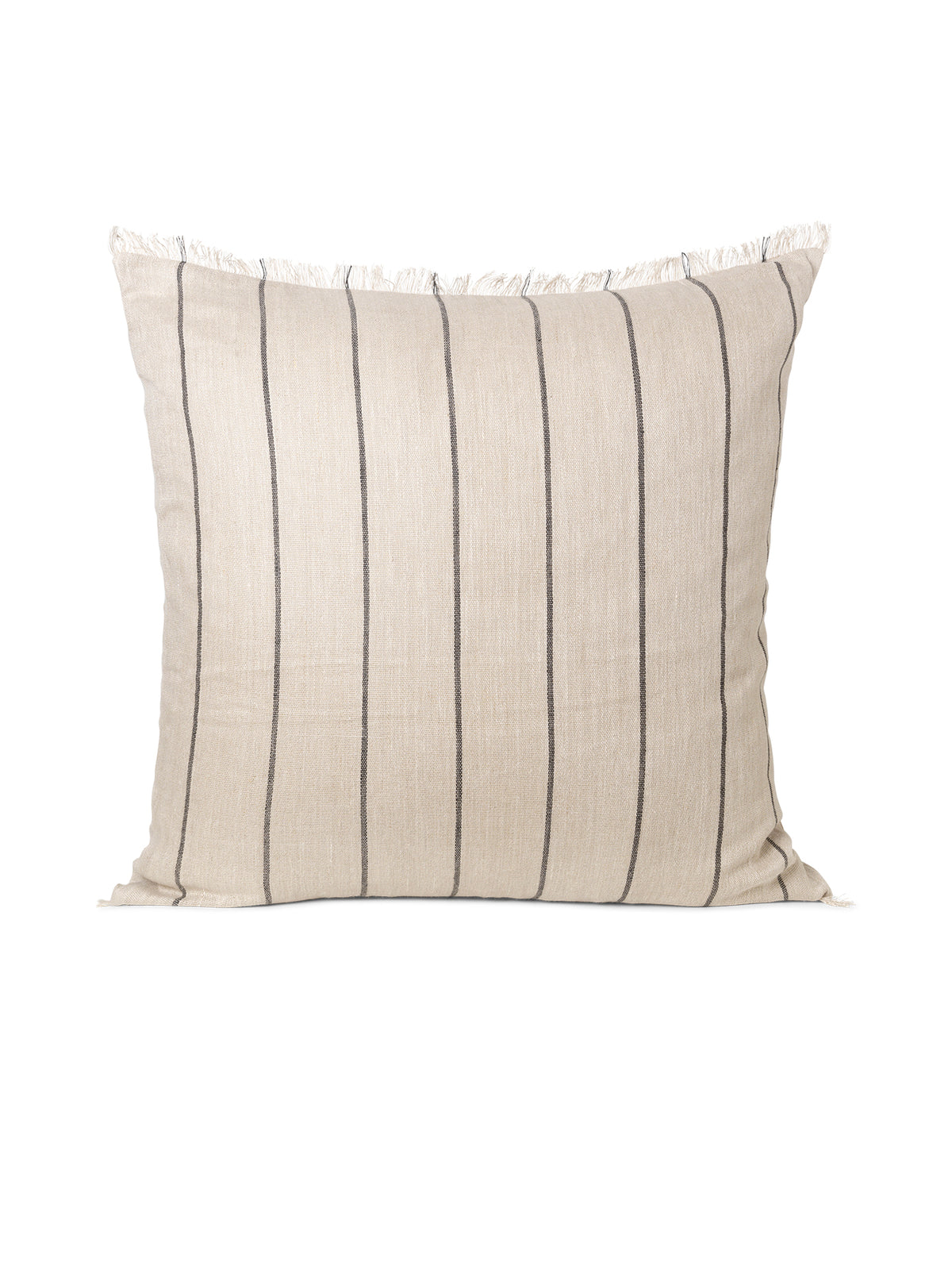 Ferm Living Coussin Calm - Large - Camel / Black