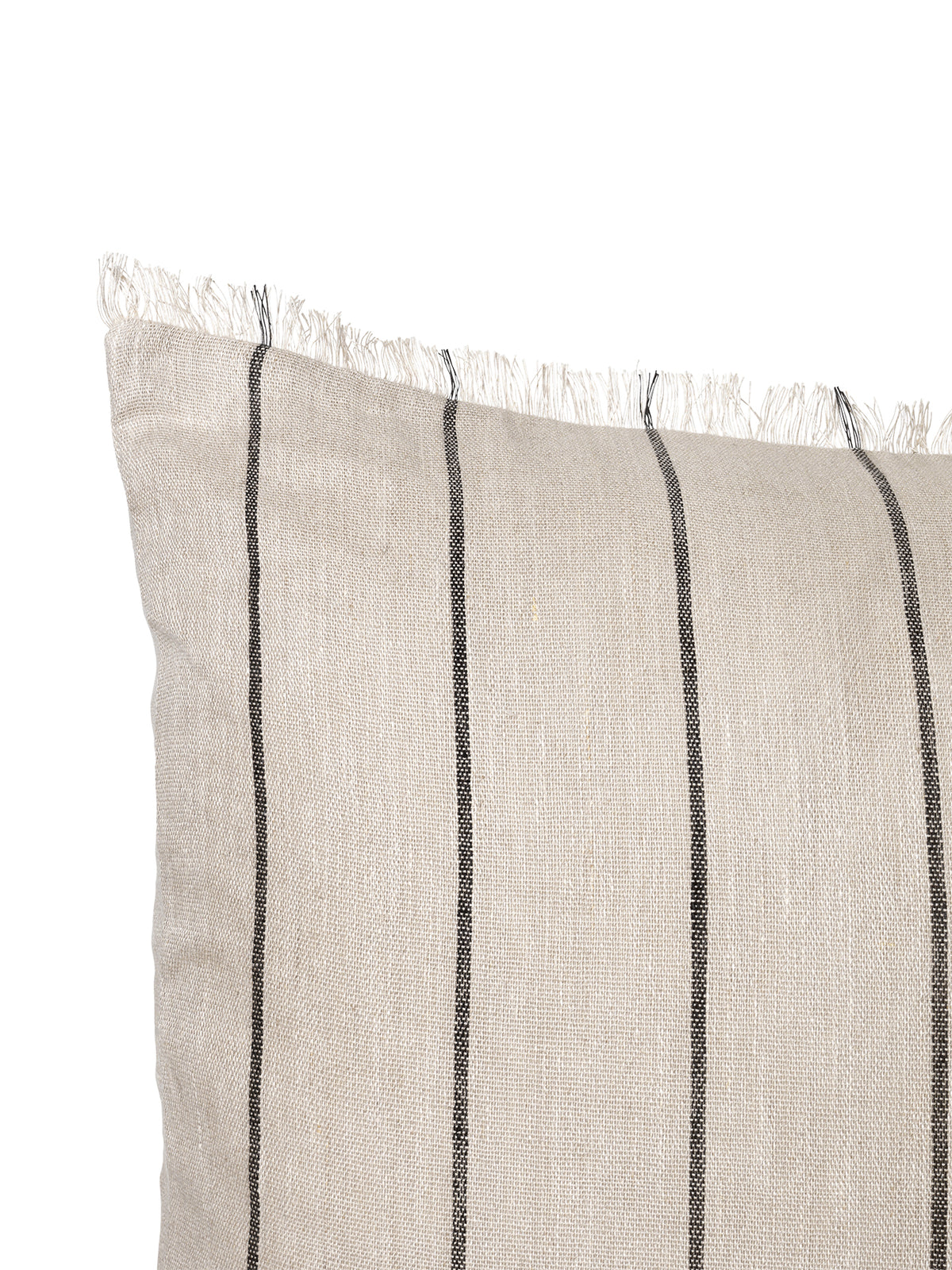 Ferm Living Coussin Calm - Large - Camel / Black