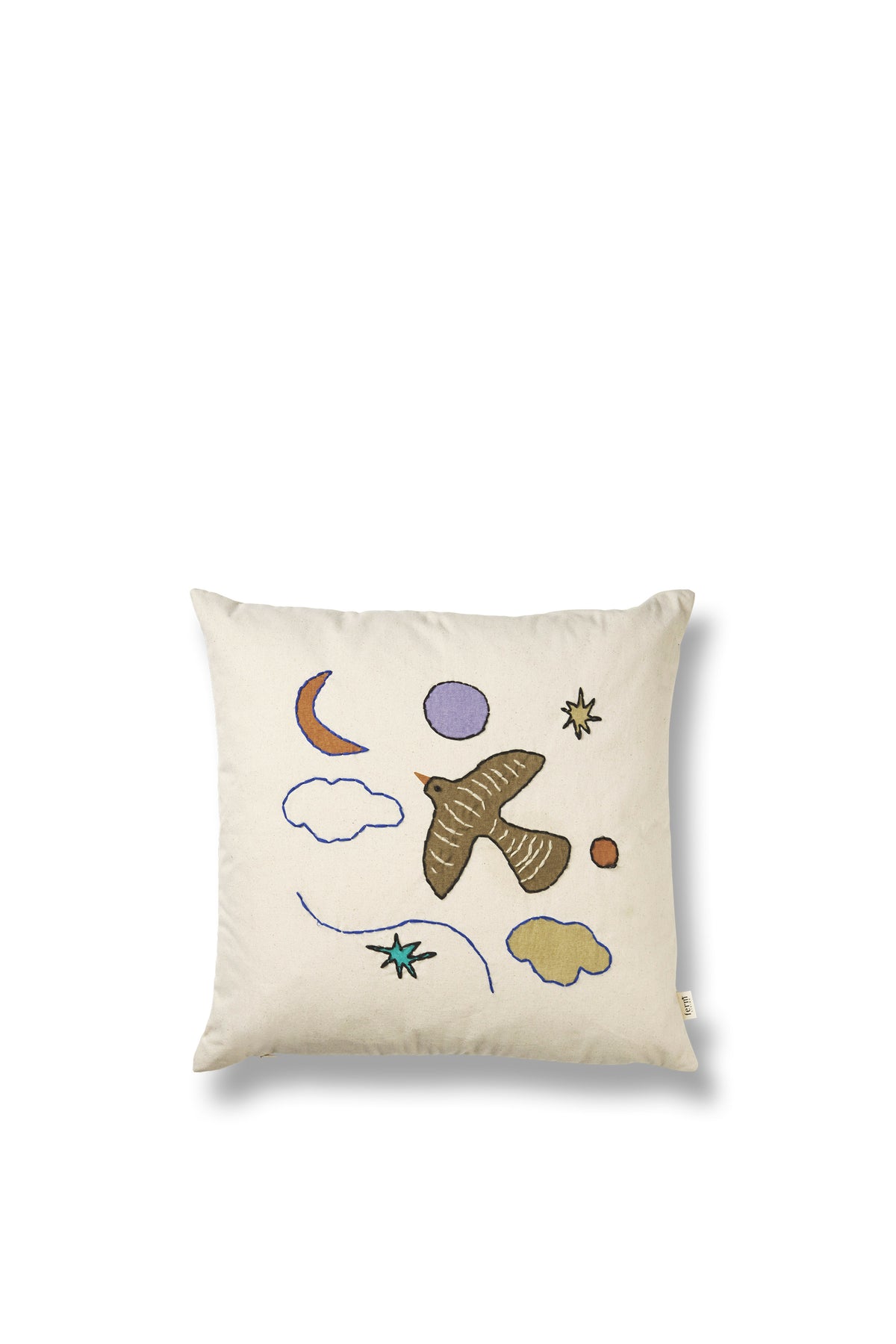 Ferm Living Naive Coussin - Bird