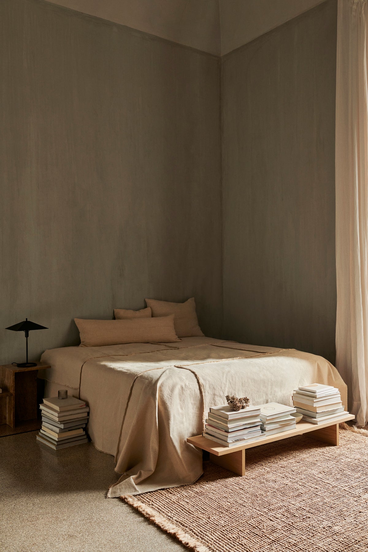 Ferm Living Offset Bedspread - Off-white