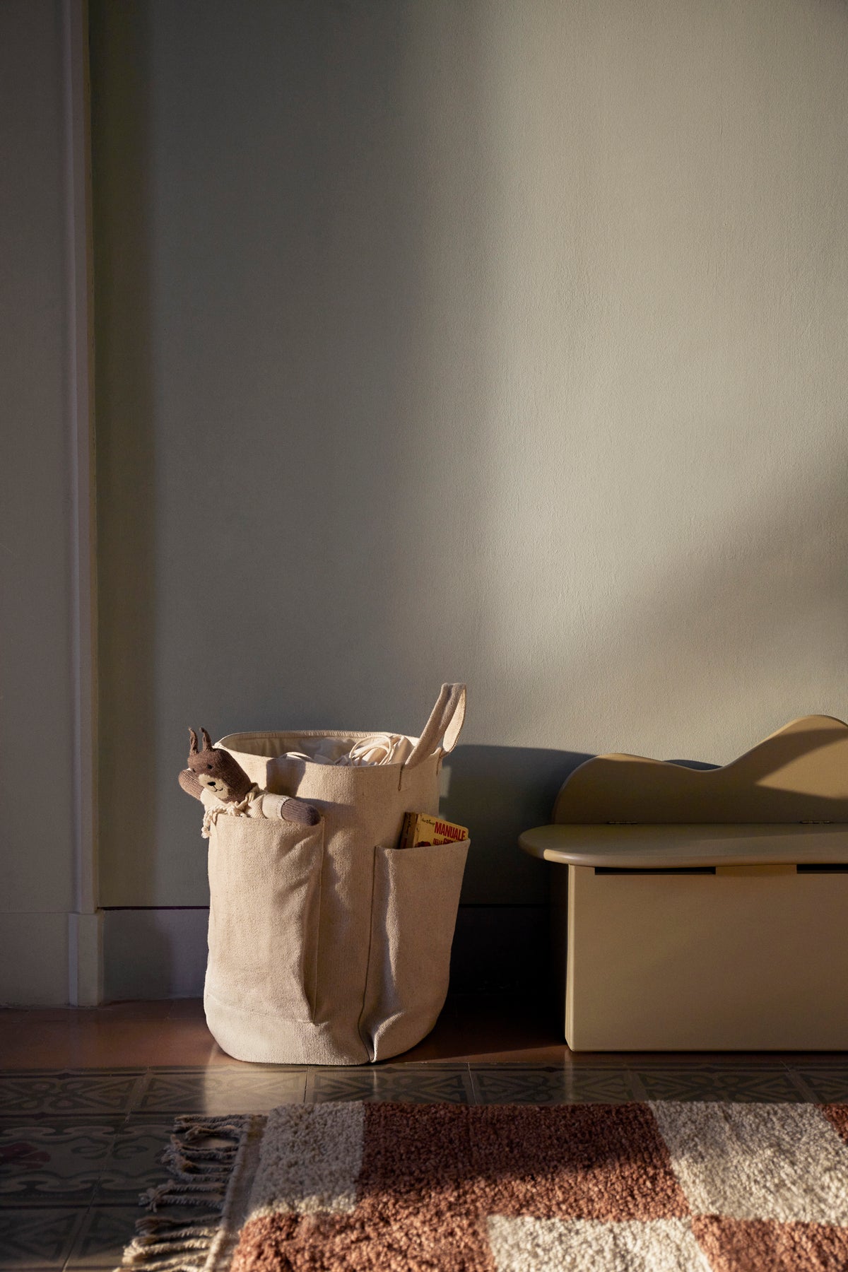 Ferm Living Pocket Storage Bag - Off-white