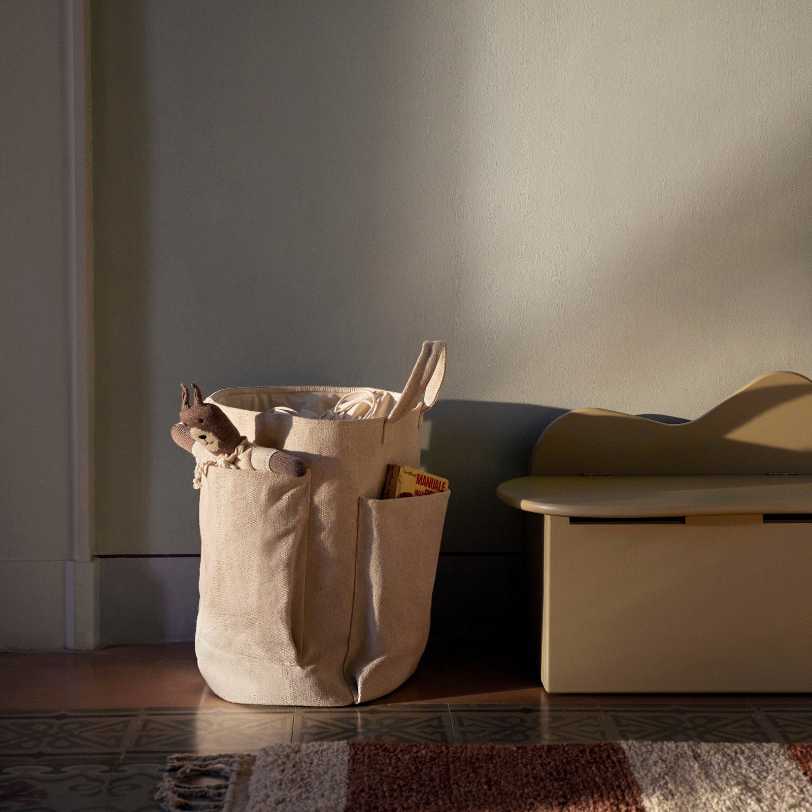 Ferm Living Pocket Aufbewahrung Bag - Off-white