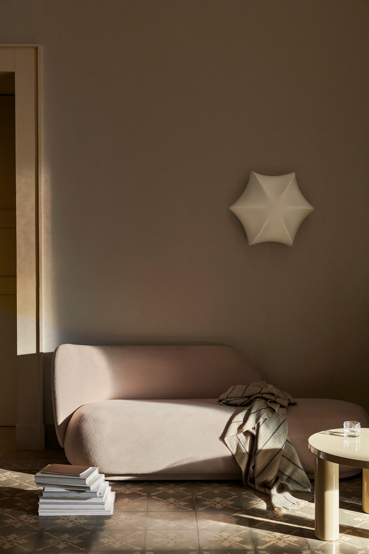 Ferm Living Poem Ceiling/Lampe murale Ø60 - Blanc/Cachemire