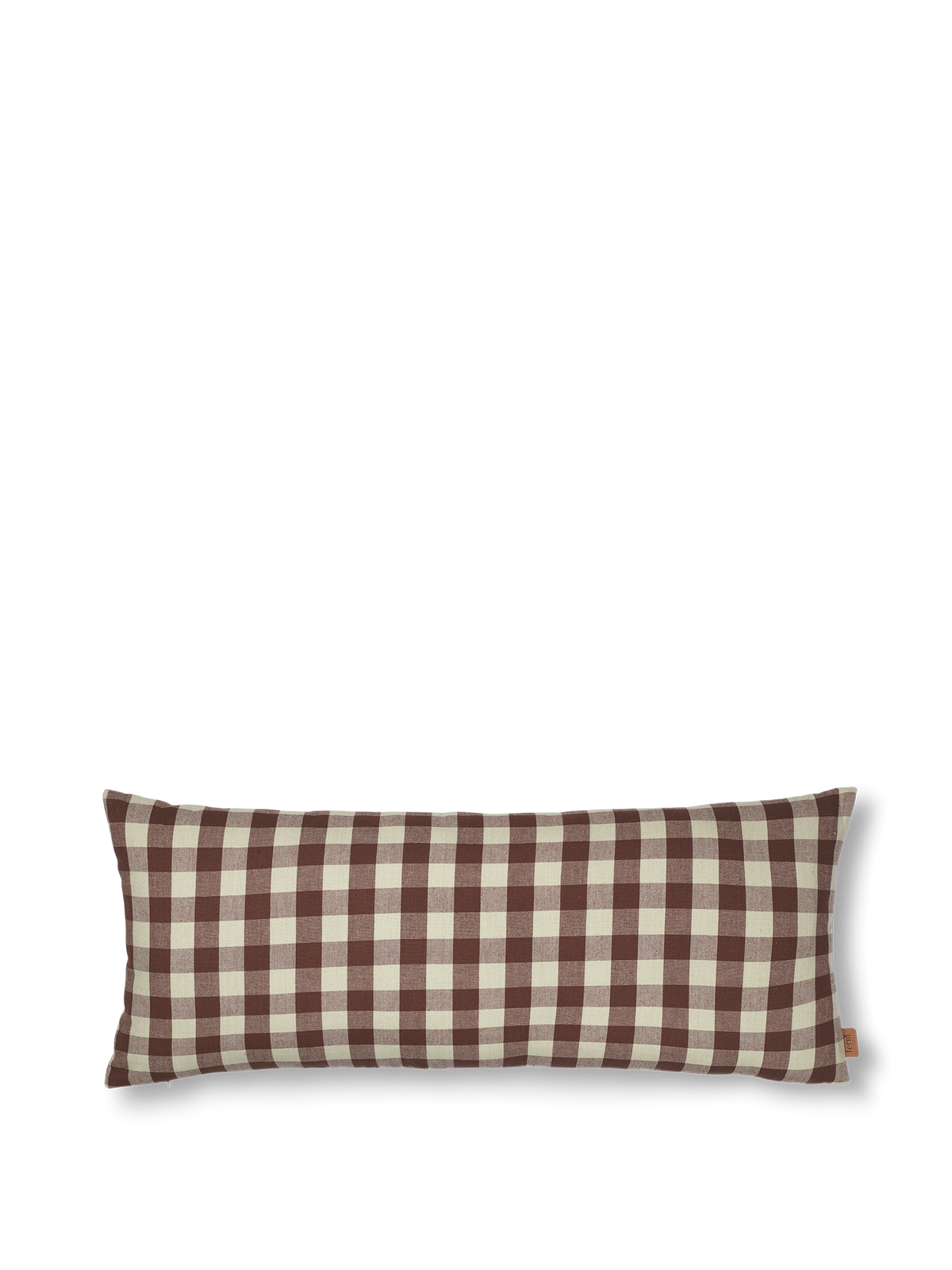Ferm Living Bothy Check Coussin - Cinnamon/Grey Green