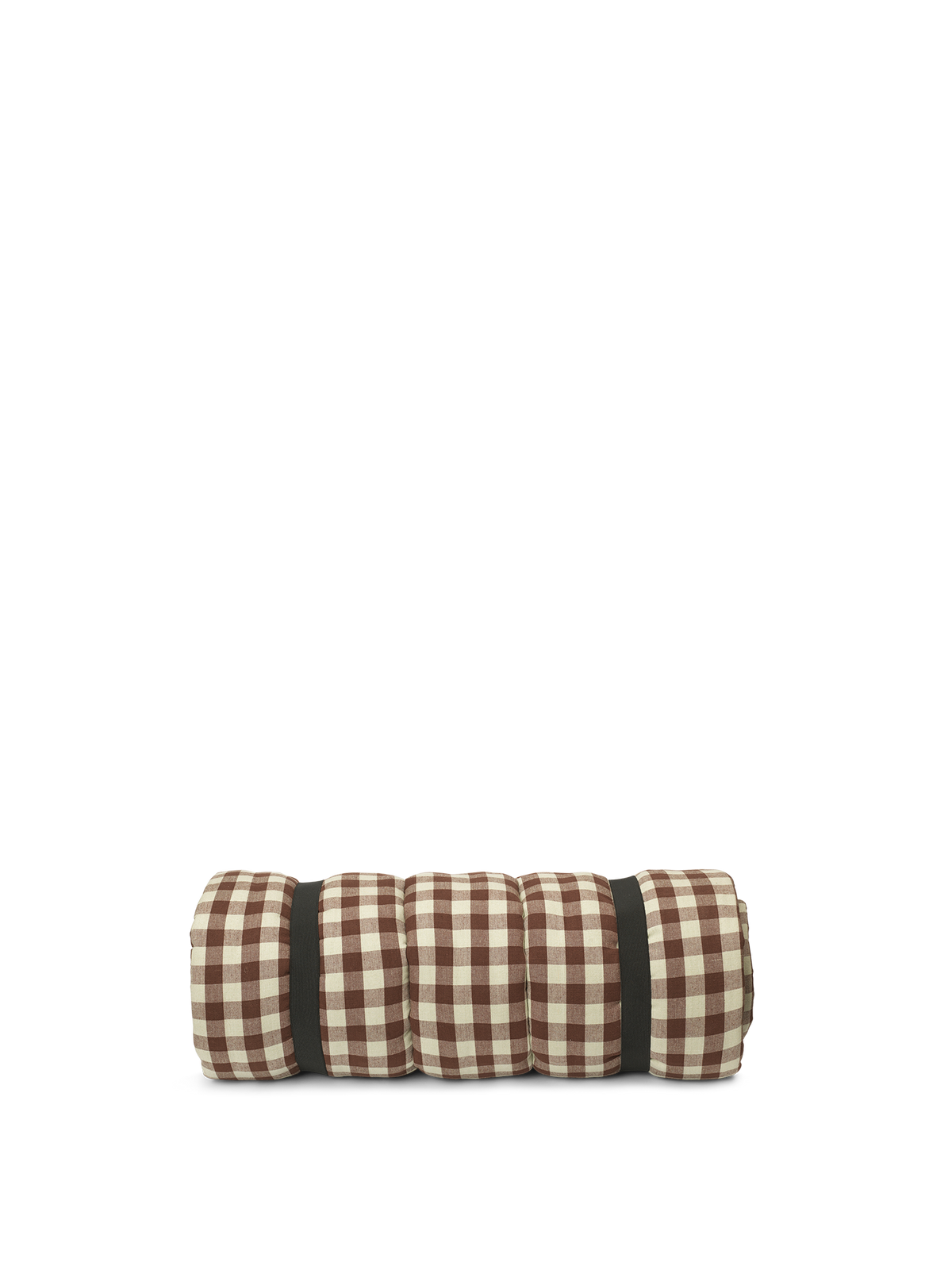 Ferm Living Bothy Check matelassé Matelas - Cinnamon/Green