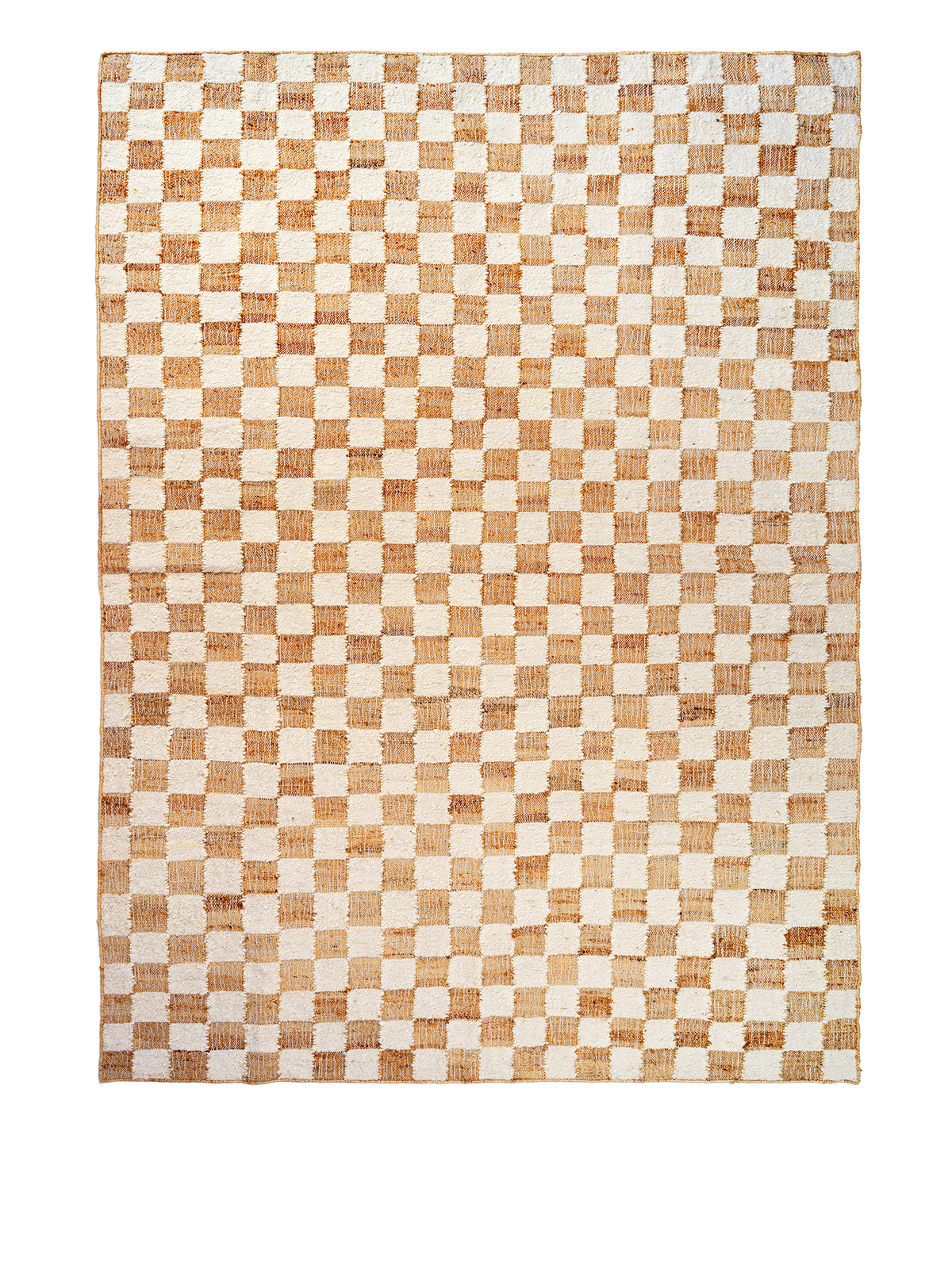 Ferm Living Check Wool Jute Rug - 200 x 300 - Off-white/Natural