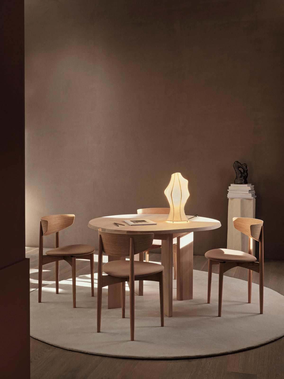 Ferm Living Stille Tufting-Teppich - Ø240 - Off-white