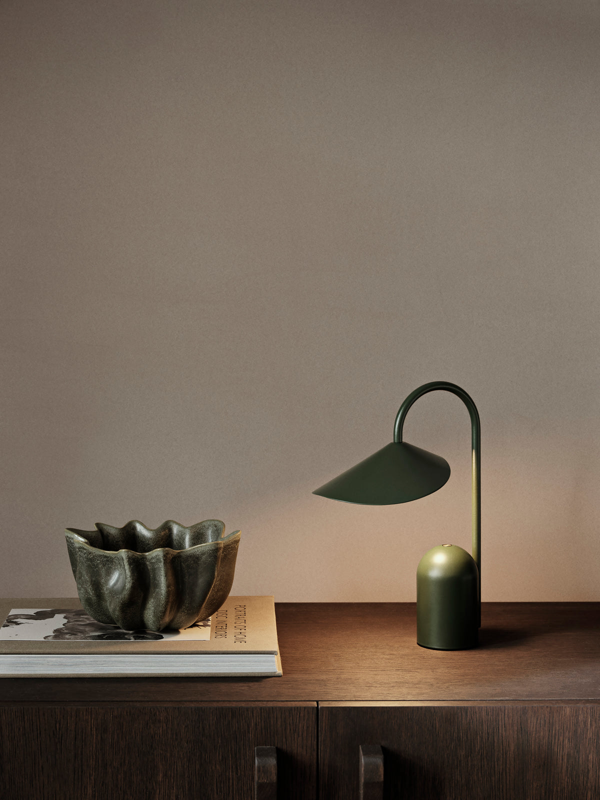 Ferm Living Arum Lampe portable - Grass Green