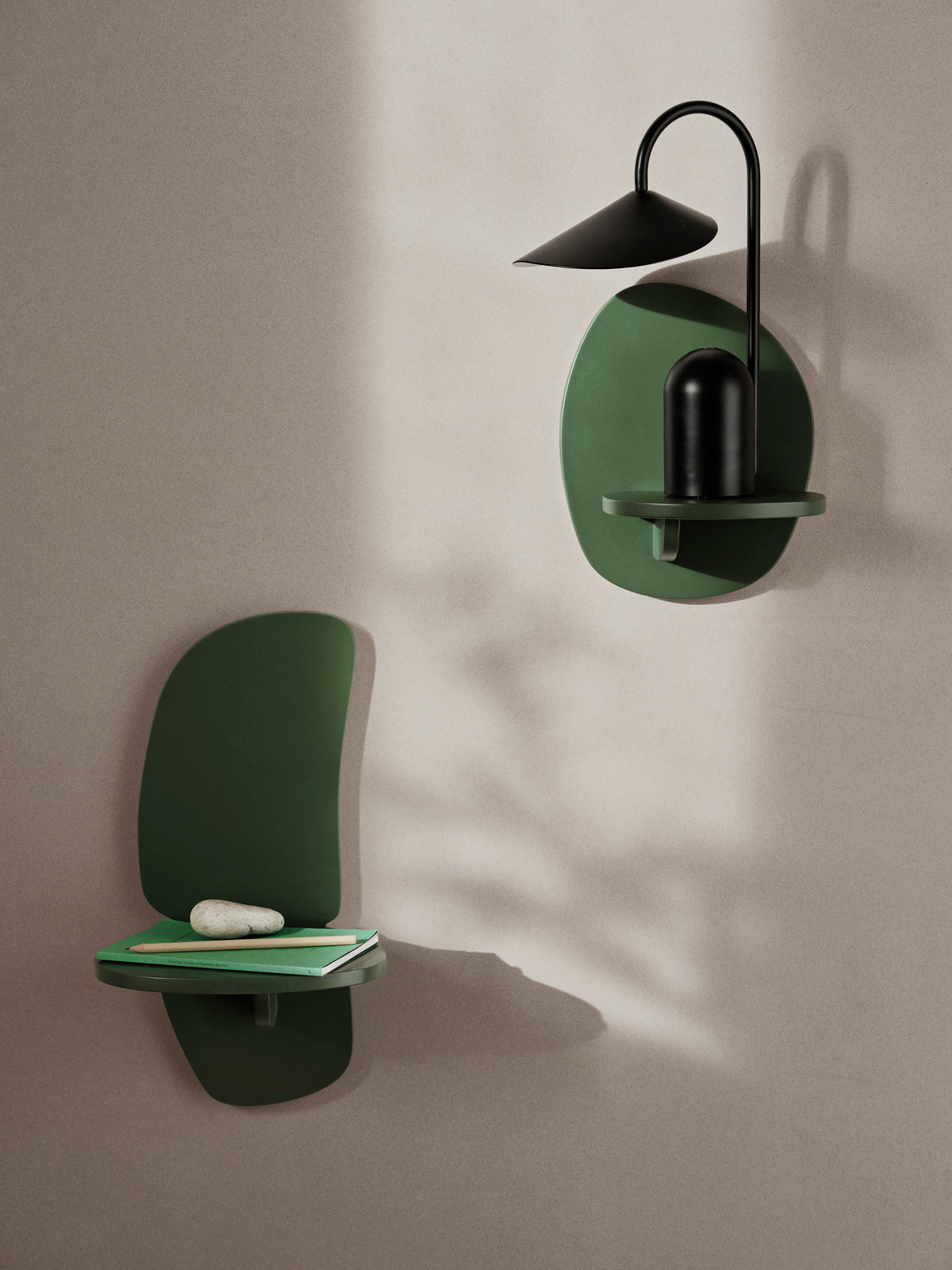 Ferm Living Pilu Scaffale - H40 - Verde Verdone