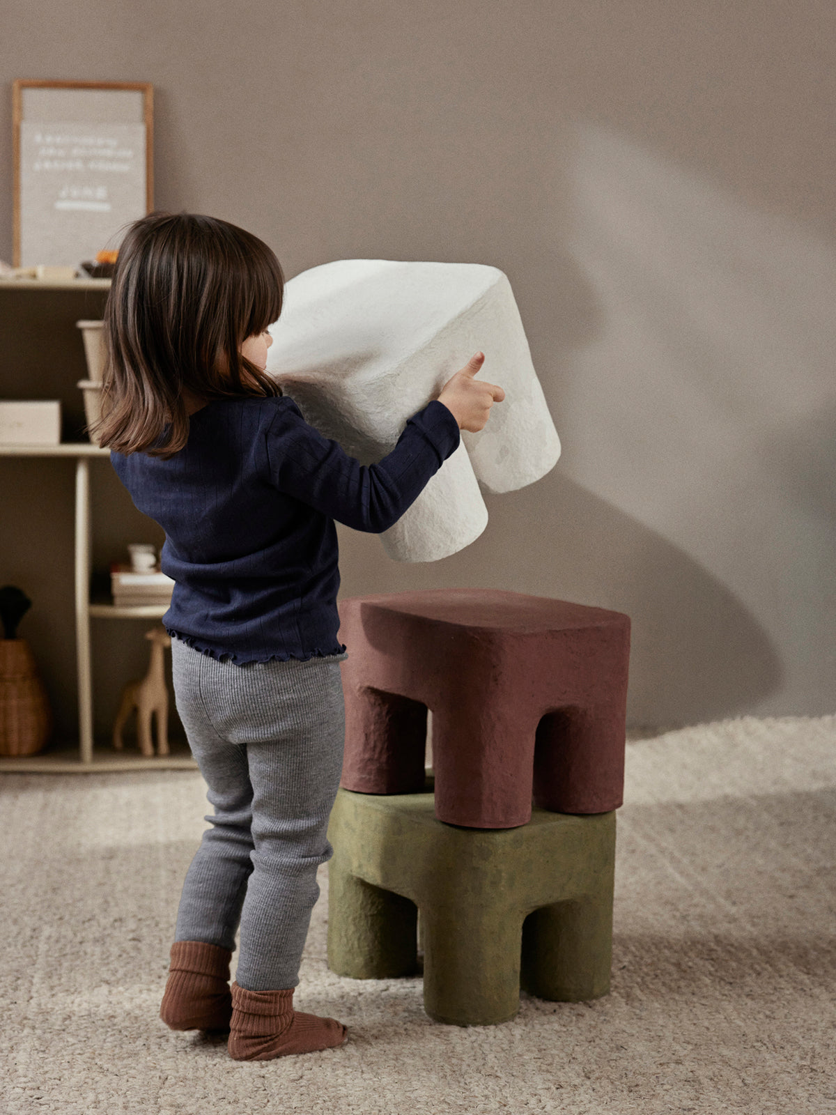 Ferm Living Podo Stool - White