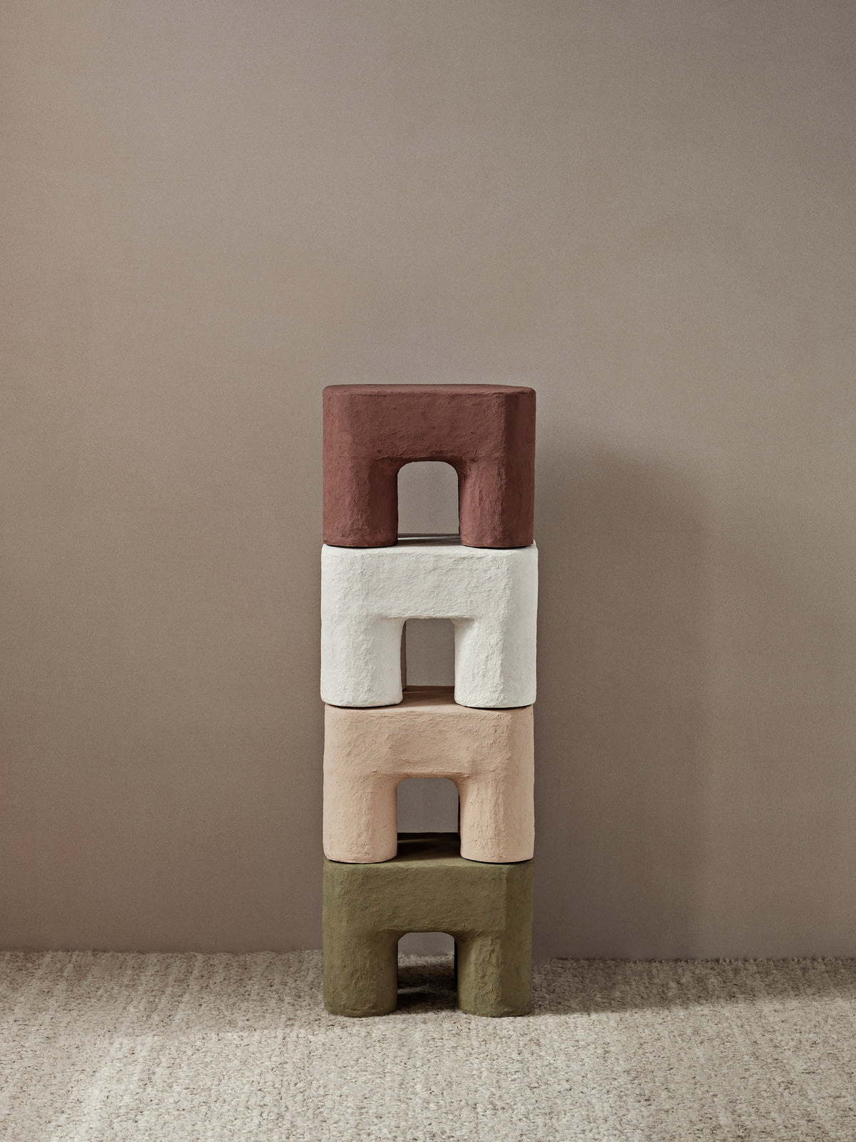Ferm Living Podo Stool - White