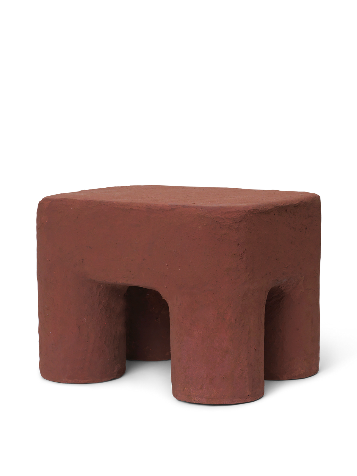 Ferm Living Podo Hocker - Red Brown