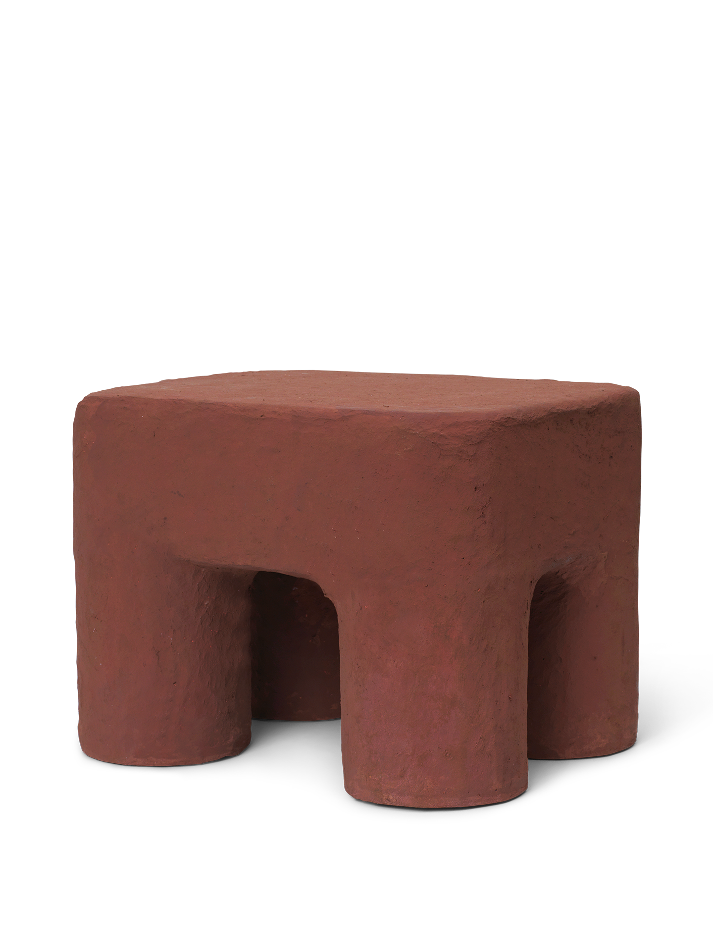 Ferm Living Podo Hocker - Red Brown
